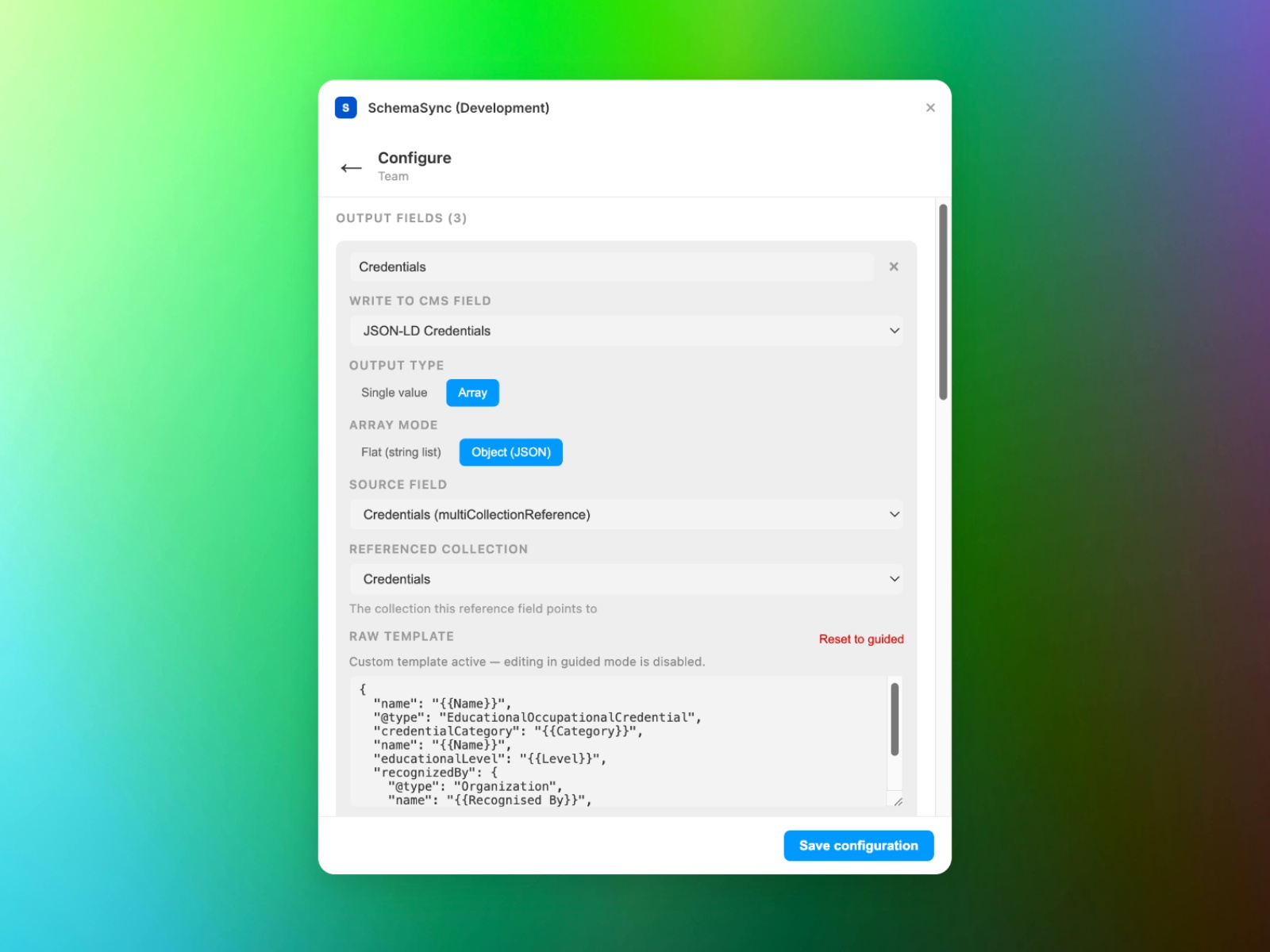 Thumbnail 2 for SchemaSync, a Framer Marketplace template by Tim Kozak.