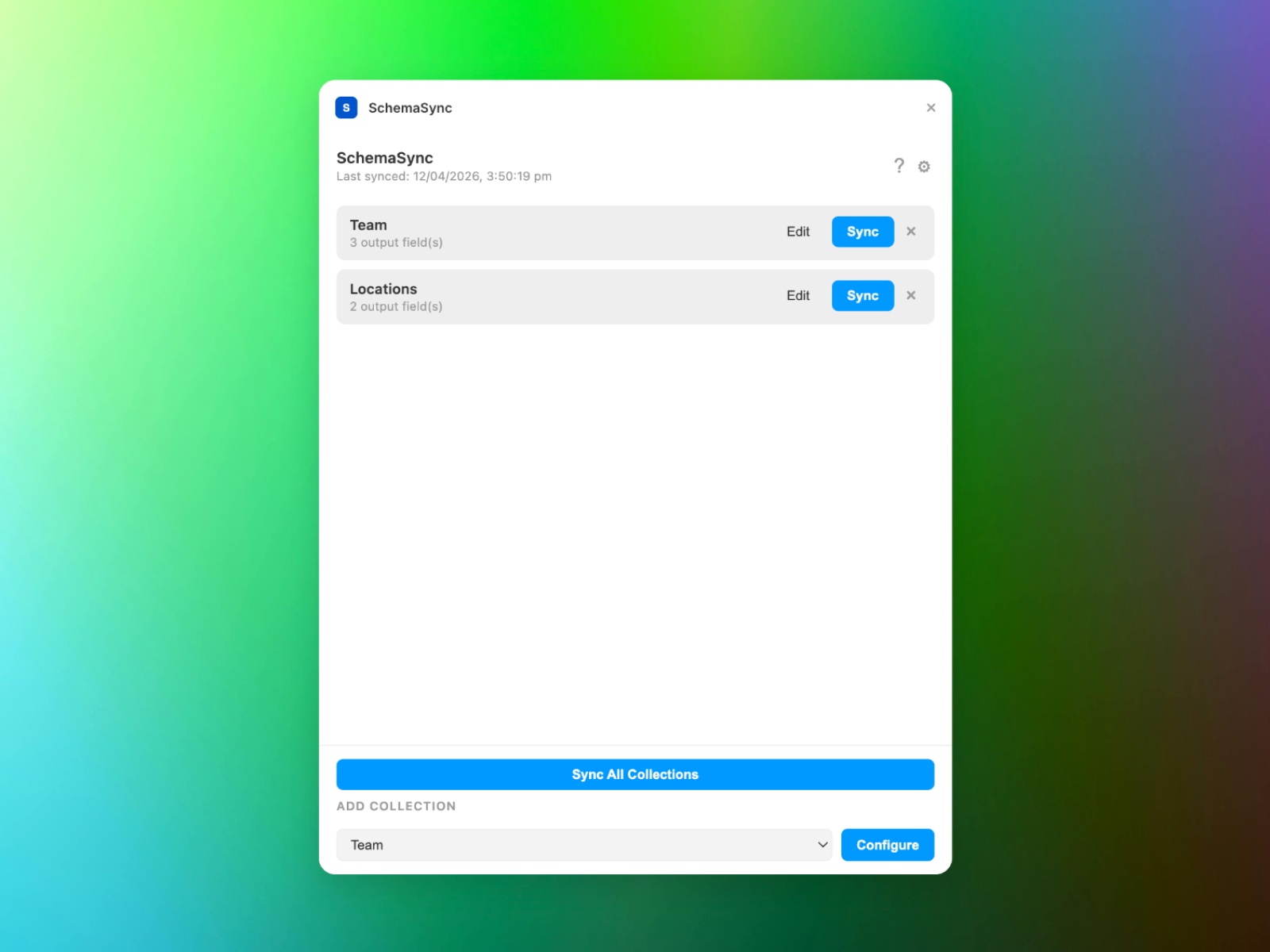 Thumbnail 1 for SchemaSync, a Framer Marketplace template by Tim Kozak.