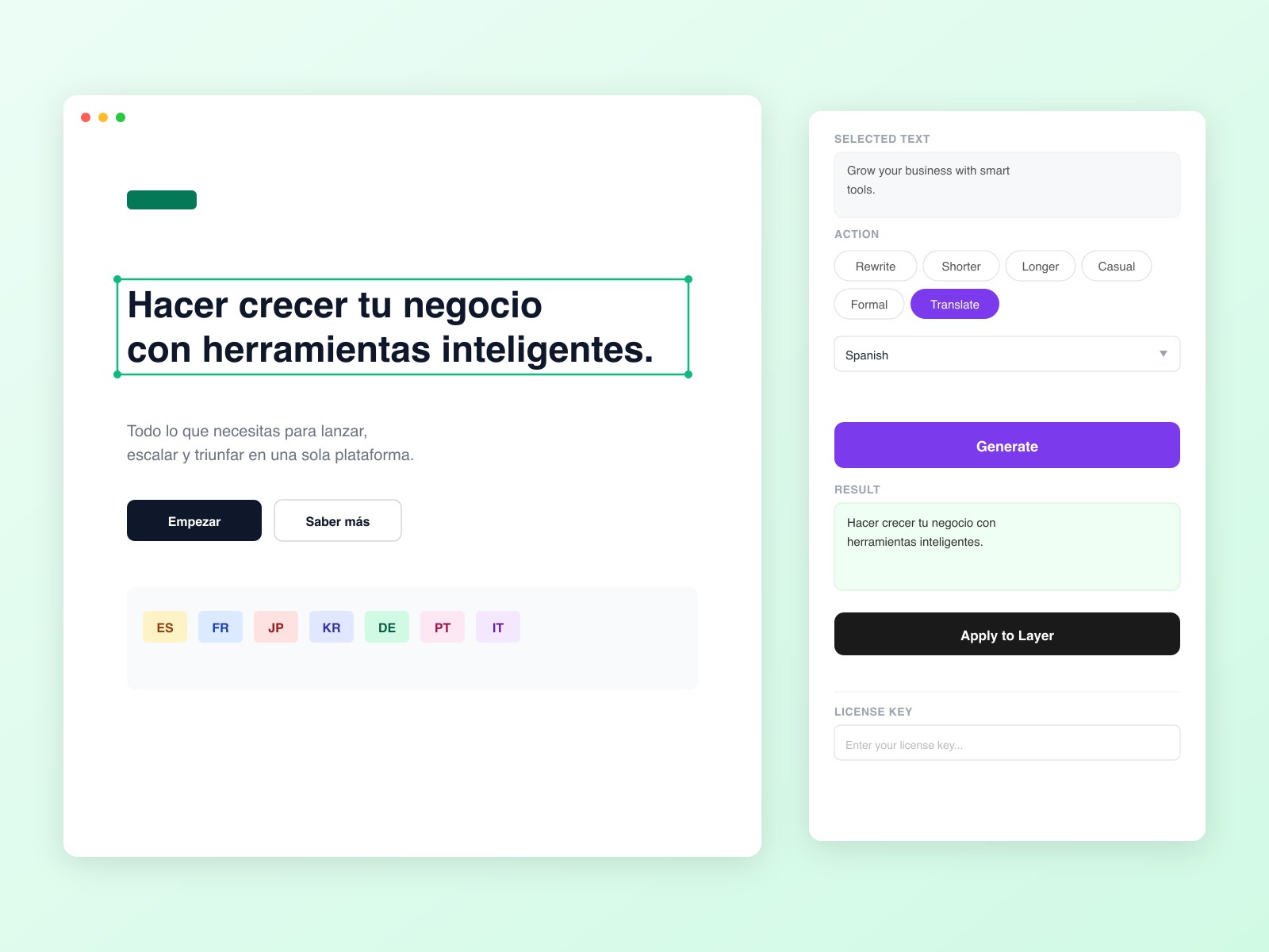 Thumbnail 2 for AI Copy Generator, a Framer Marketplace template by 덕기 김.