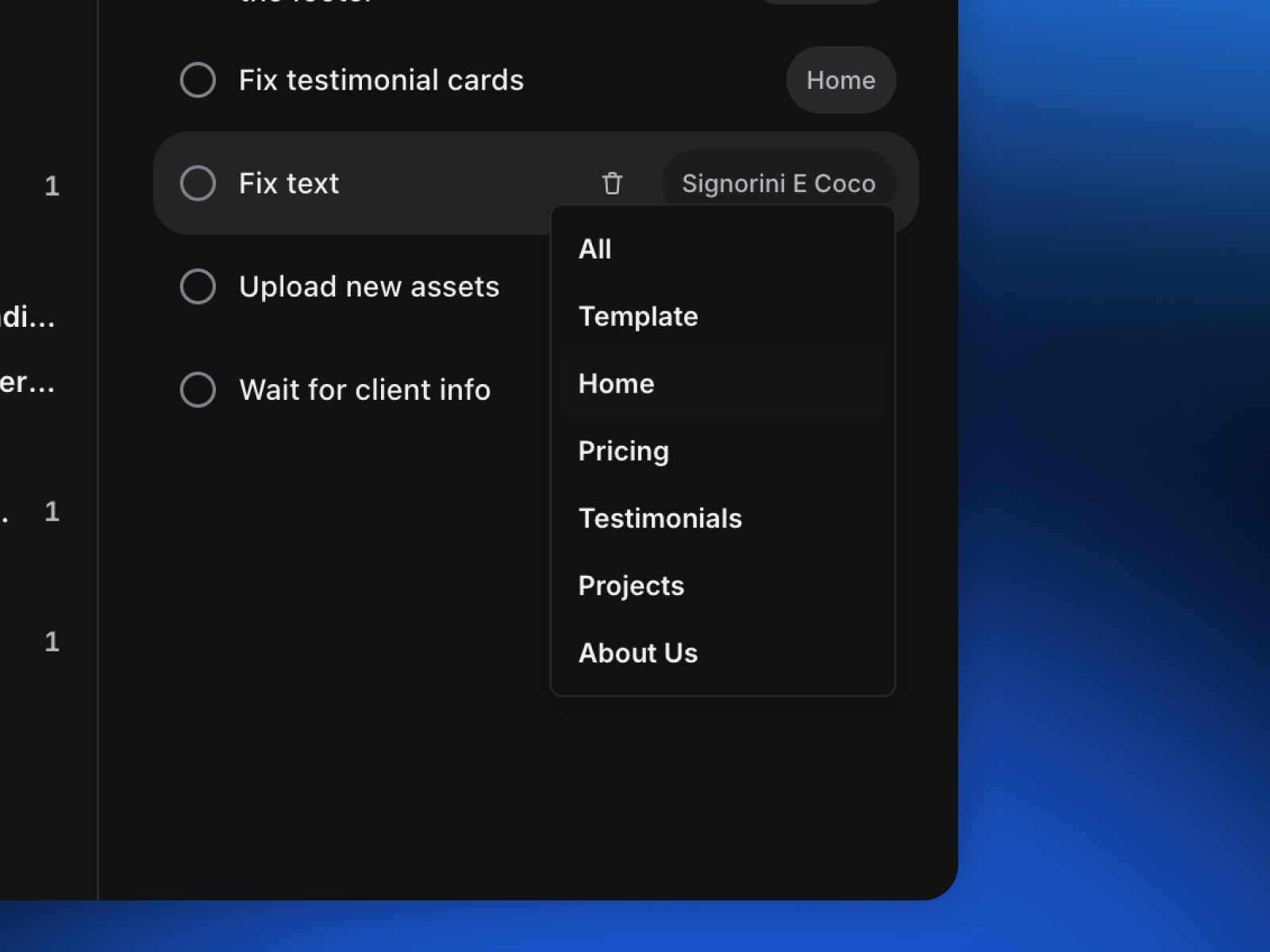 Thumbnail 2 for Advanced To-Do List, a Framer Marketplace template by Edoardo Galati.