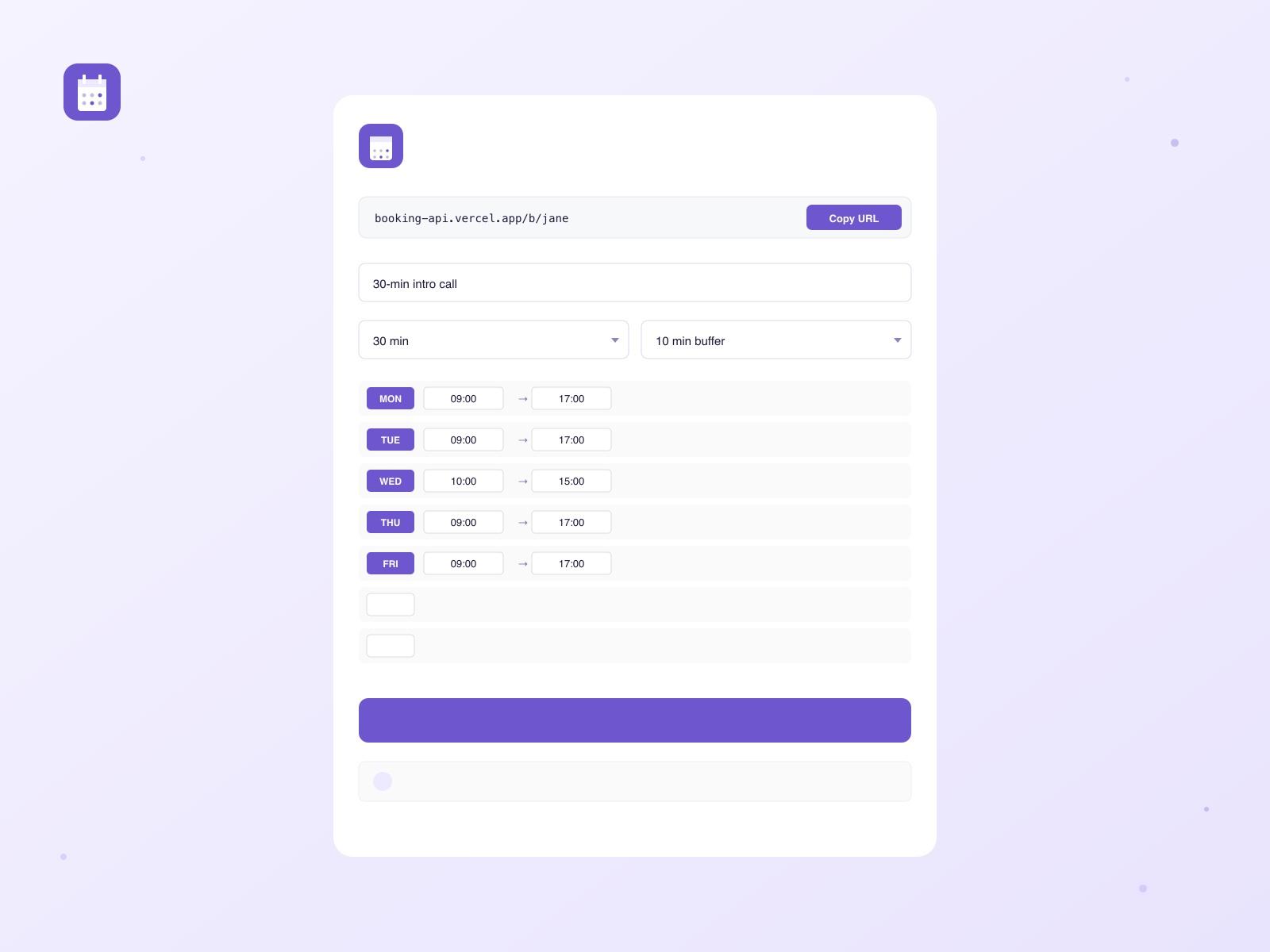 Thumbnail 1 for Simple Booking, a Framer Marketplace plugin by 덕기 김.