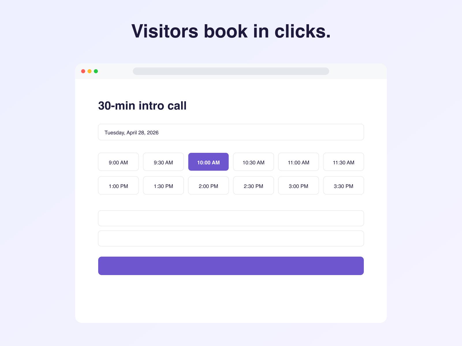 Thumbnail 2 for Simple Booking, a Framer Marketplace plugin by 덕기 김.