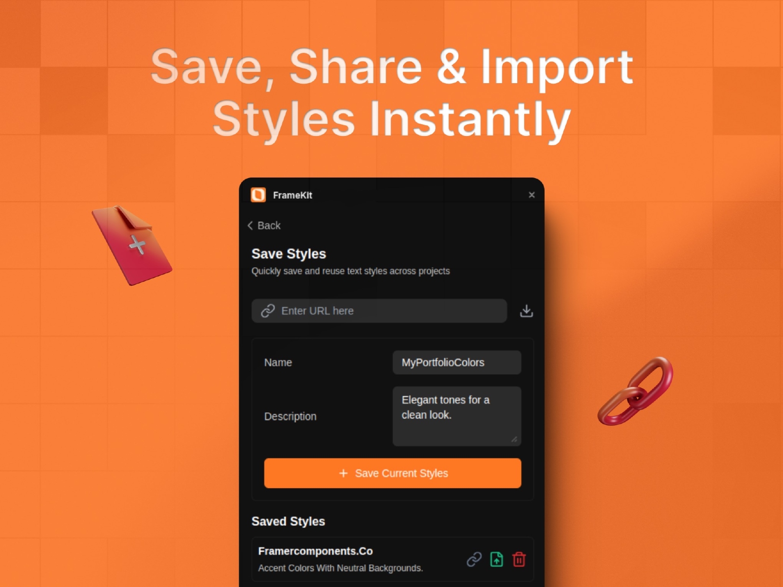 Screenshot 3 for FrameKit, a Framer Marketplace plugin by Kanishak Mahendiratta.