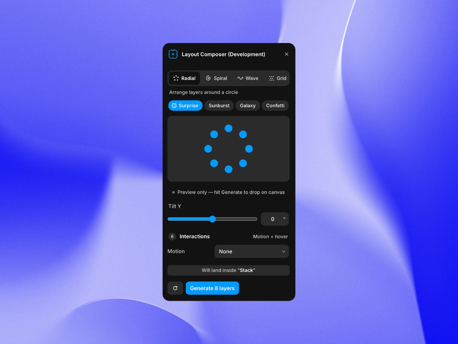 Thumbnail 1 for Layout Composer, a Framer Marketplace template by Chocolate.