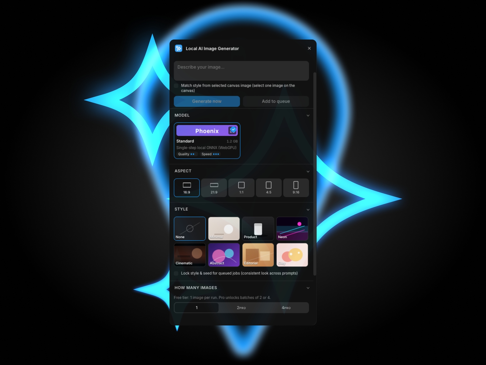 Thumbnail 1 for Local AI Image Generator, a Framer Marketplace template by Chris Lacorte.