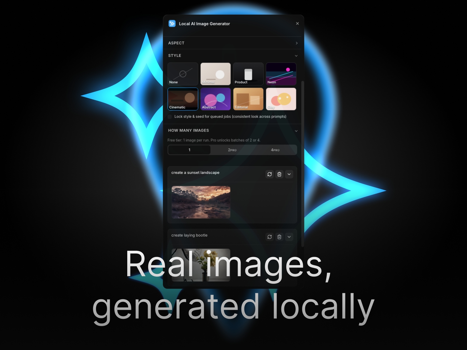 Thumbnail 2 for Local AI Image Generator, a Framer Marketplace template by Chris Lacorte.