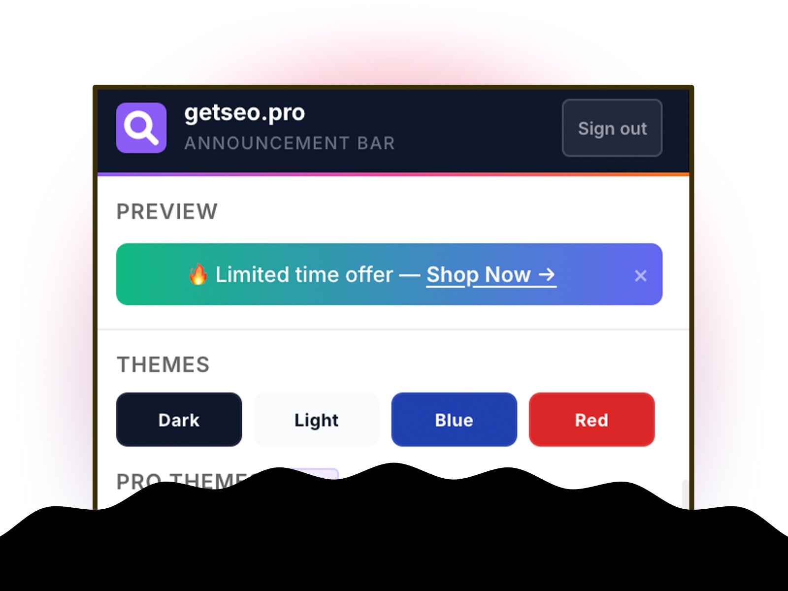 Thumbnail 1 for Top Bar Pro by getseo.pro, a Framer Marketplace template by getseo.pro _.