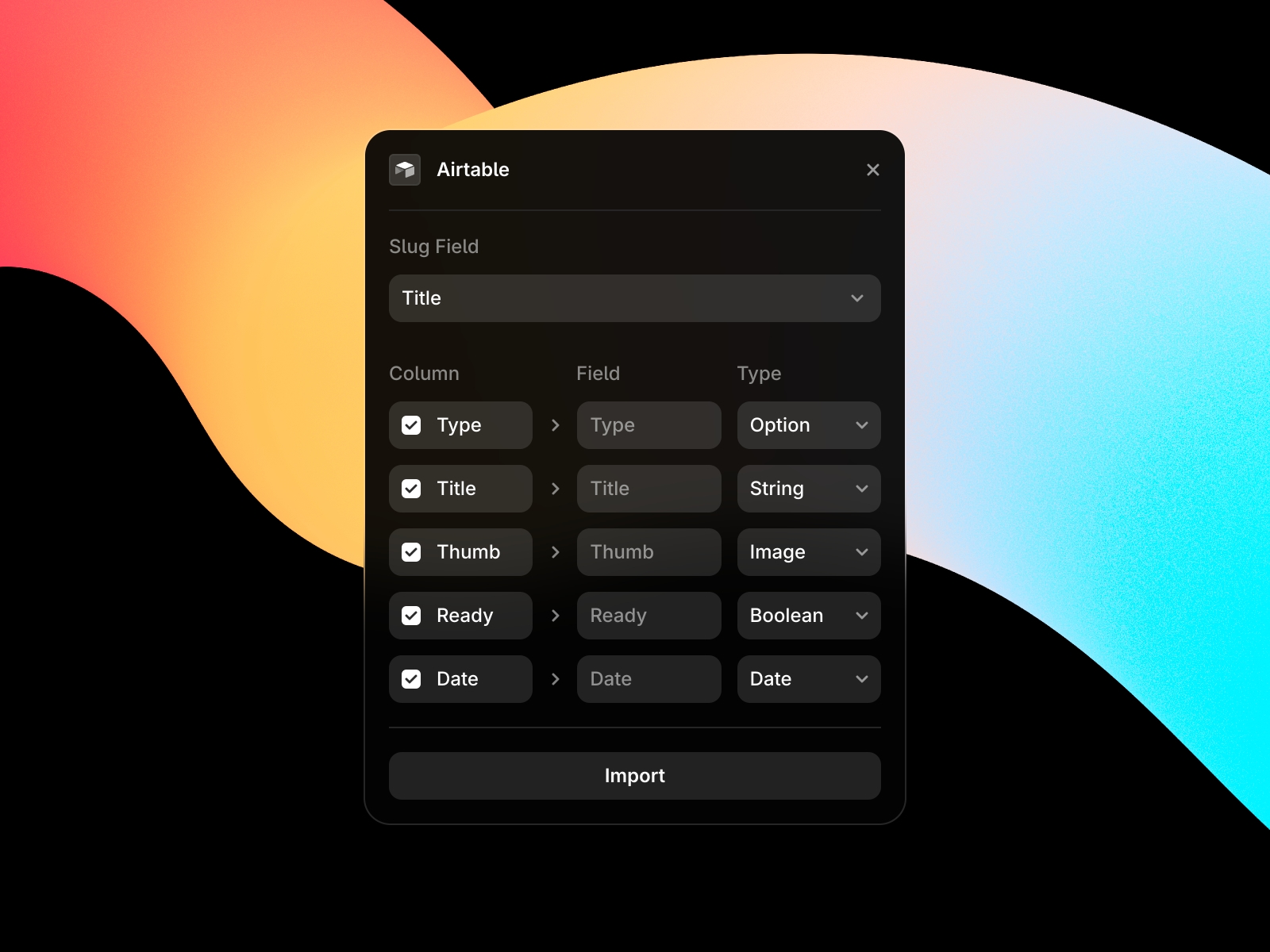 Thumbnail 1 for Airtable, a Framer Marketplace plugin by Framer.