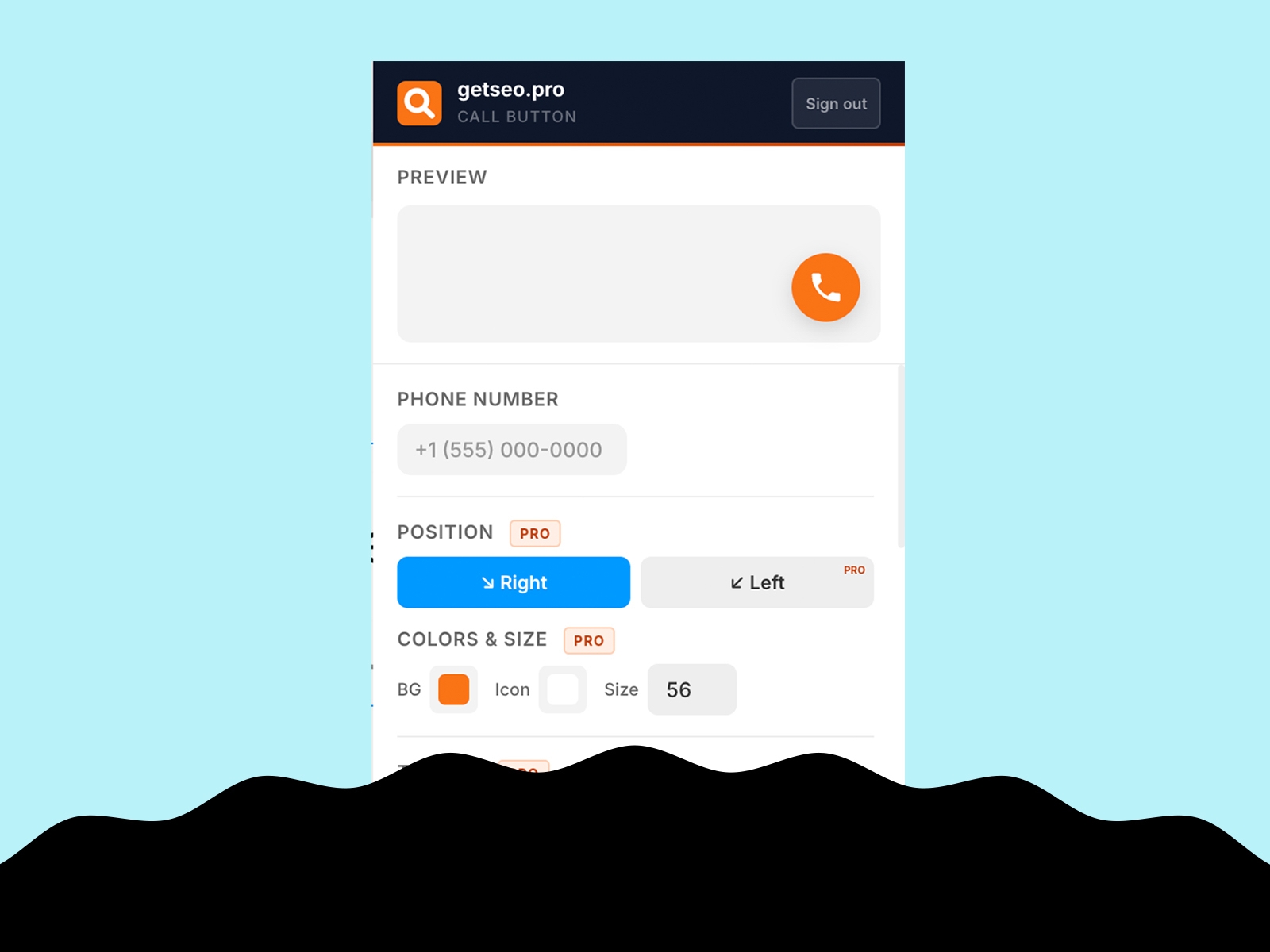 Thumbnail 2 for Call Button by getseo.pro, a Framer Marketplace template by getseo.pro _.