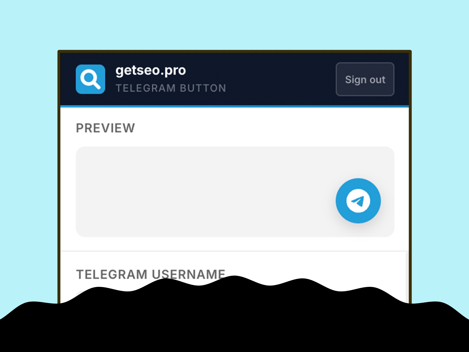 Thumbnail 1 for Telegram Chat Button by getseo.pro, a Framer Marketplace template by getseo.pro _.