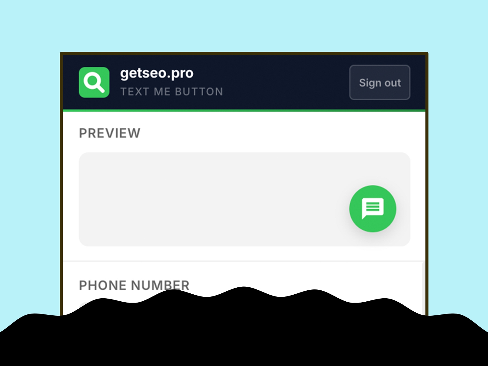 Thumbnail 1 for Text Me Button by getseo.pro, a Framer Marketplace template by getseo.pro _.