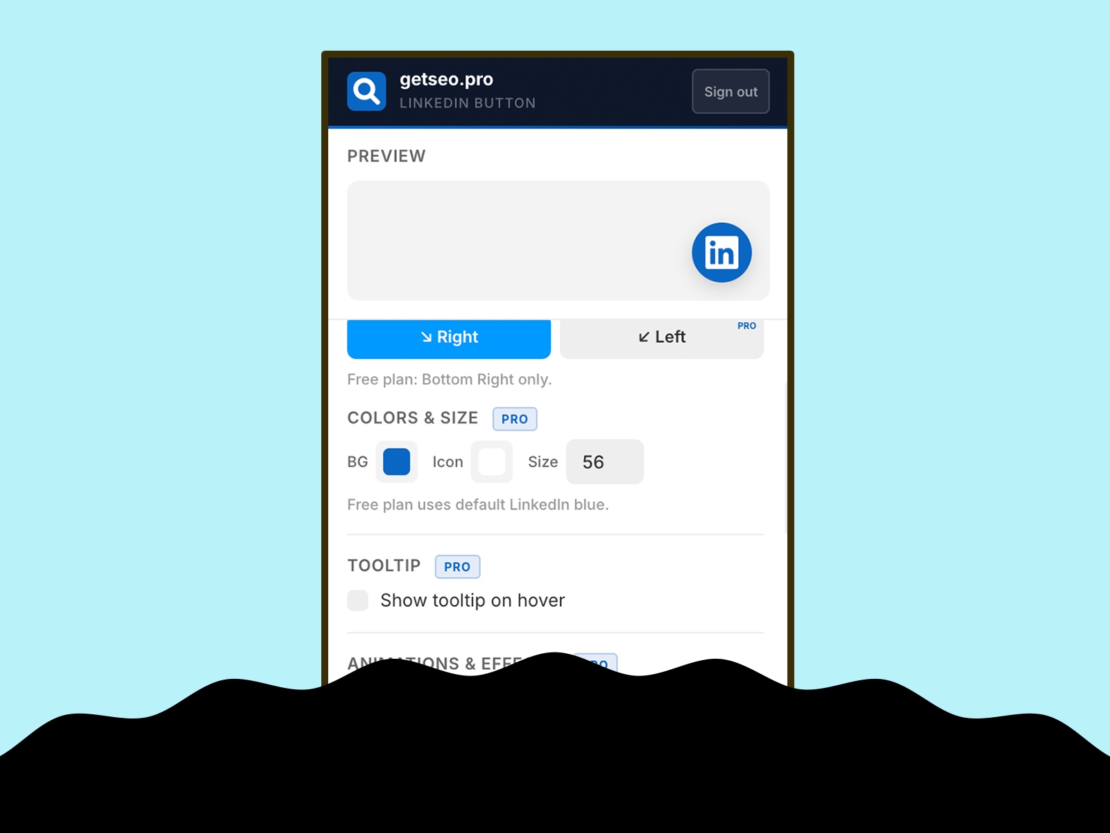 Thumbnail 2 for LinkedIn Button by getseo.pro, a Framer Marketplace template by getseo.pro _.