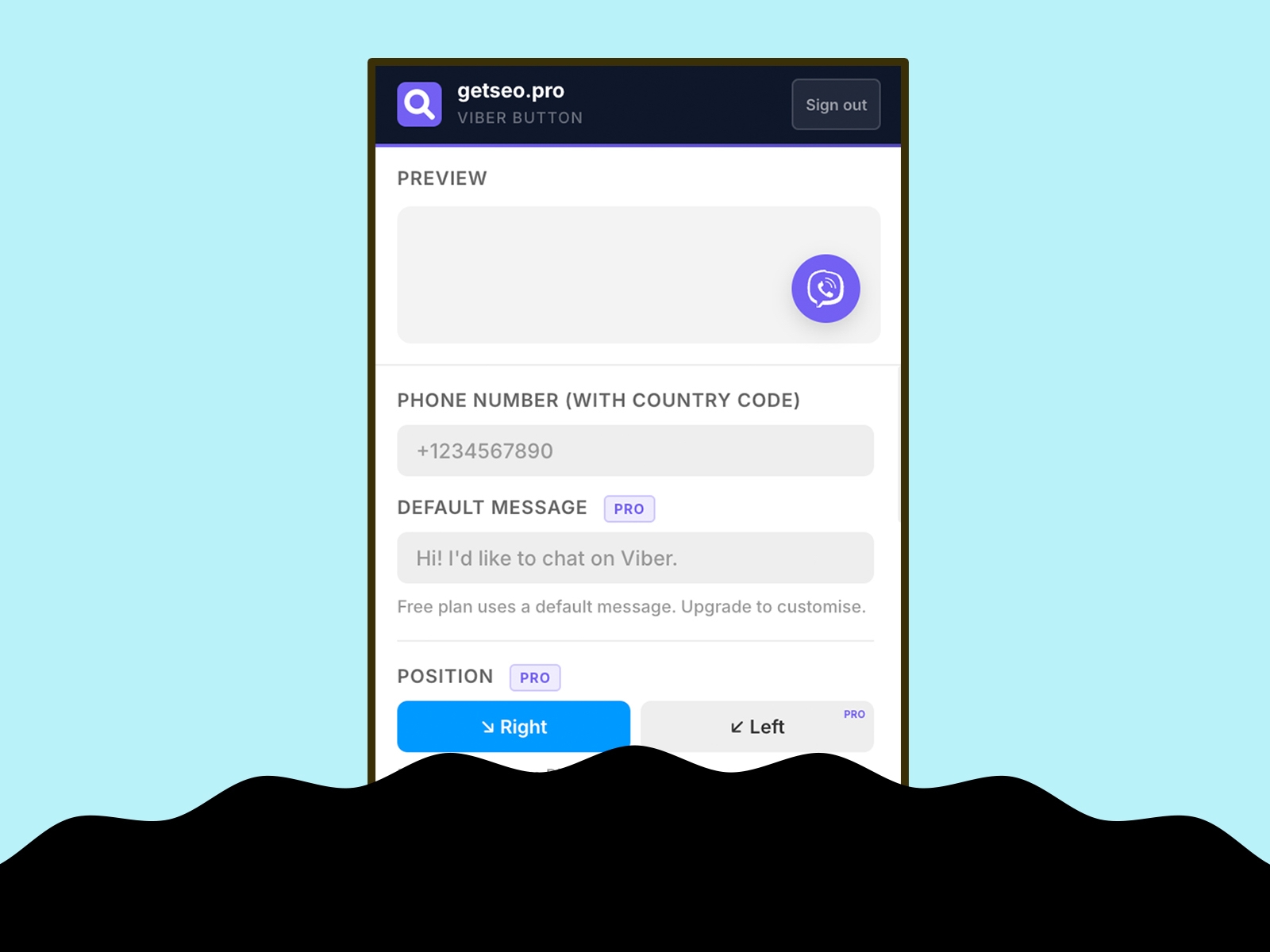 Thumbnail 2 for Viber Button by getseo.pro, a Framer Marketplace template by getseo.pro _.