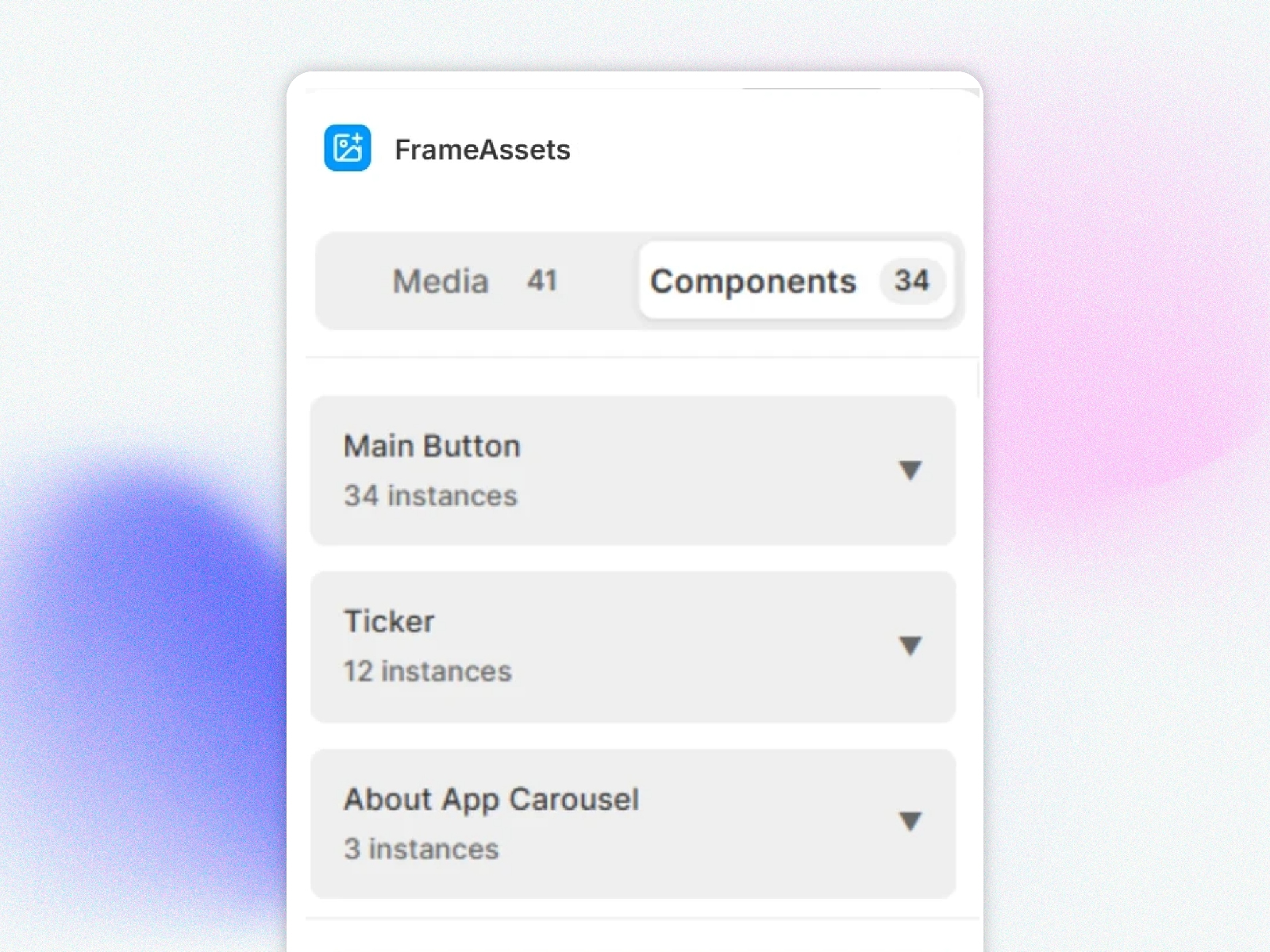 Thumbnail 2 for FrameAssets, a Framer Marketplace template by Soubhagya Sahu.