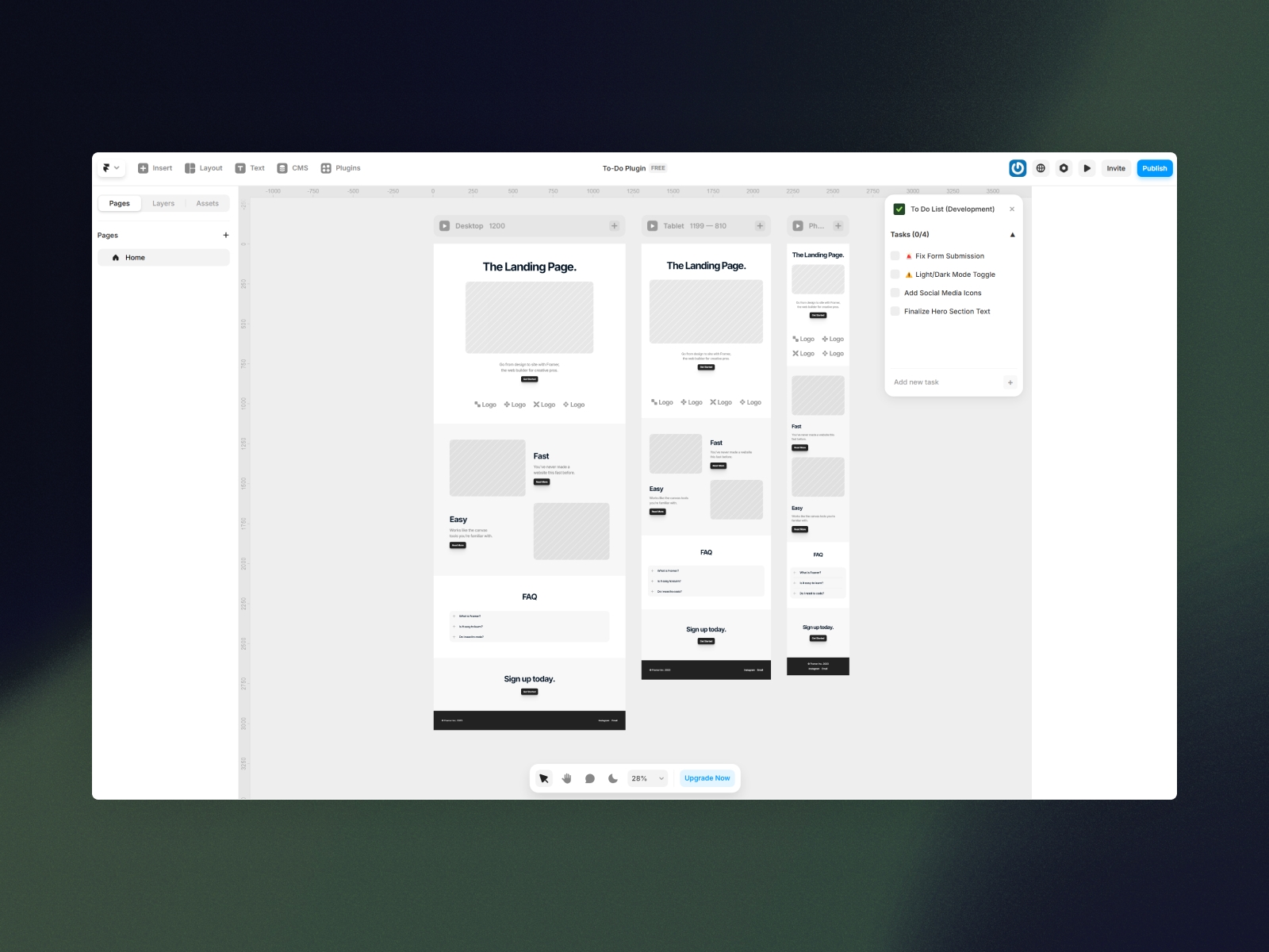 Thumbnail 2 for To Do List, a Framer Marketplace template by Beni Brahim.