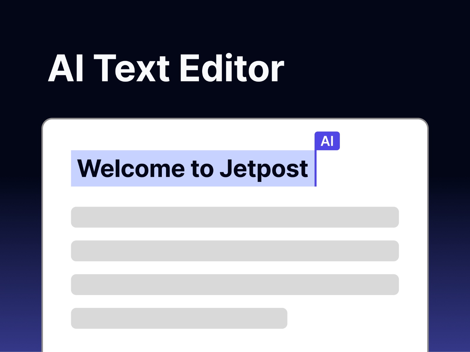 Thumbnail 1 for Jetpost, a Framer Marketplace template by Neil Gandhi.