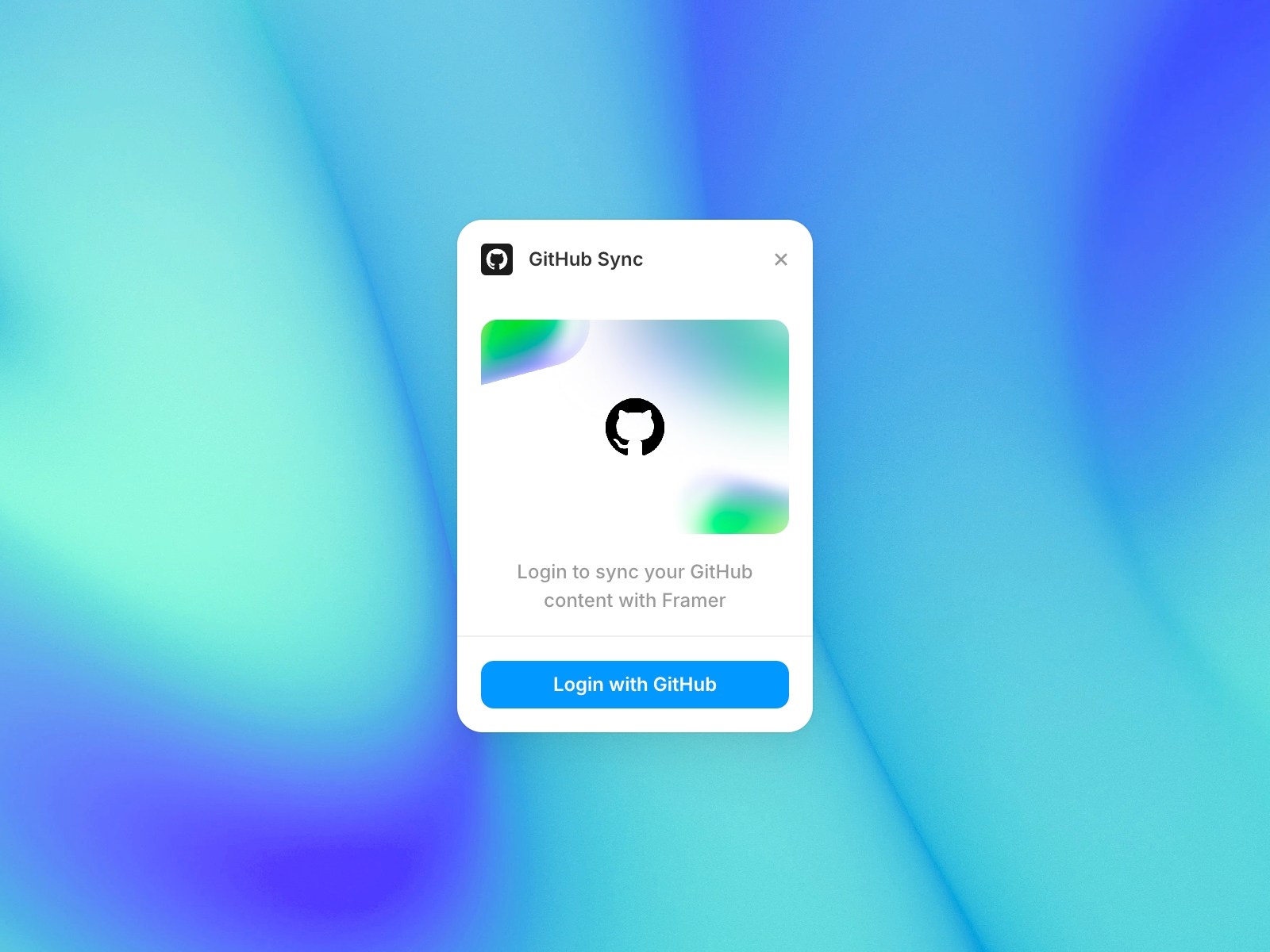 Thumbnail 1 for GitHub Sync, a Framer Marketplace template by Tommy D. Rossi.