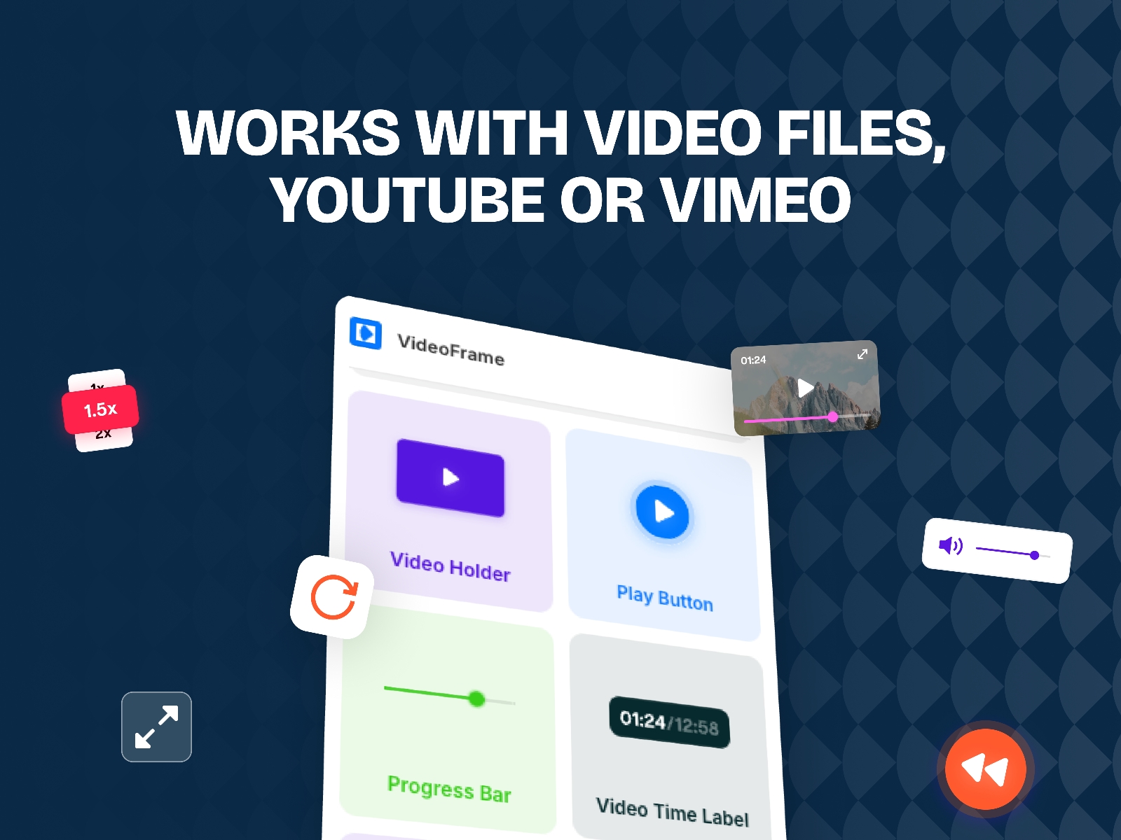 Screenshot 3 for VideoFrame, a Framer Marketplace plugin by Insert Frame.