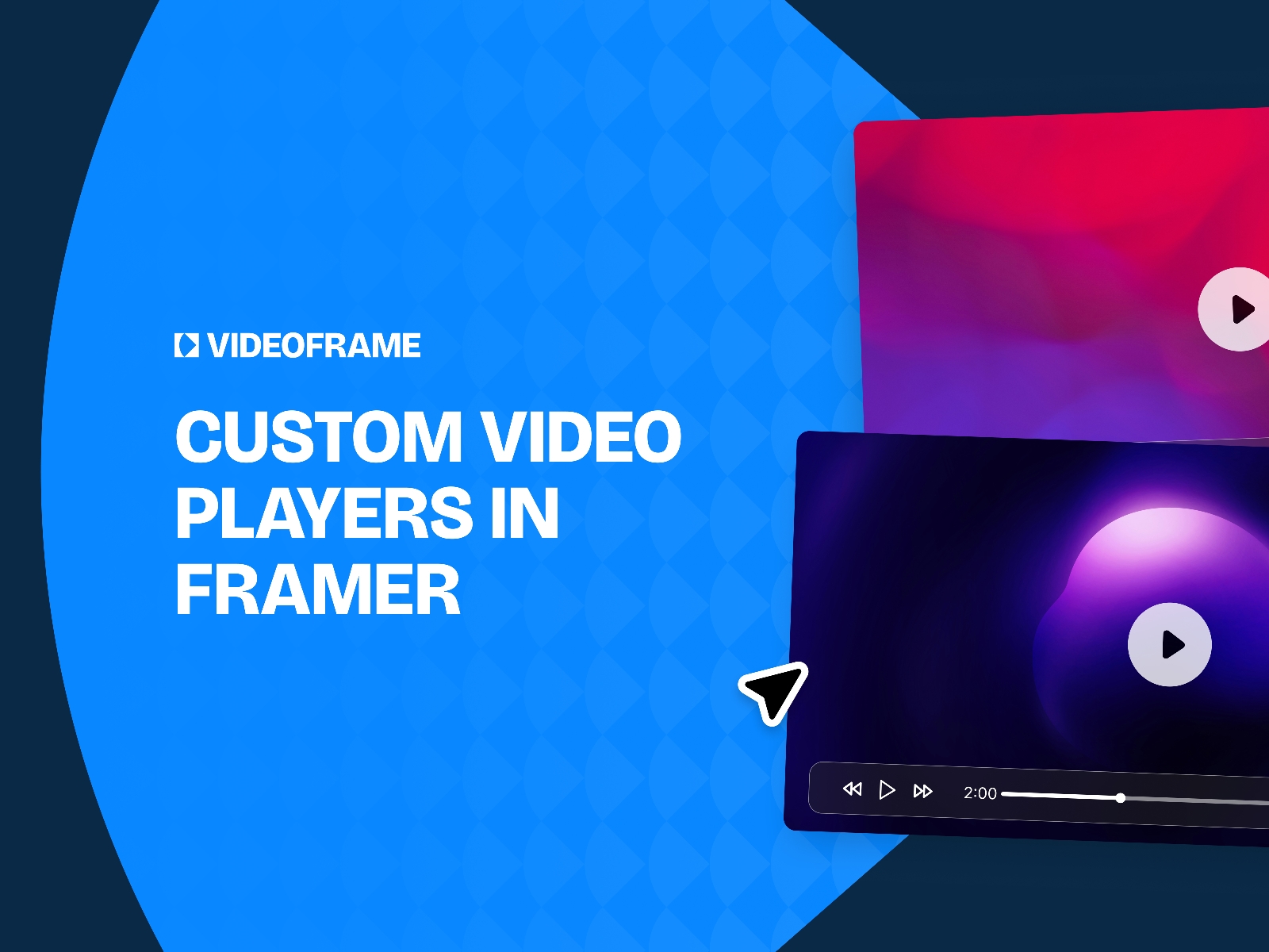Thumbnail 1 for VideoFrame, a Framer Marketplace plugin by Insert Frame.