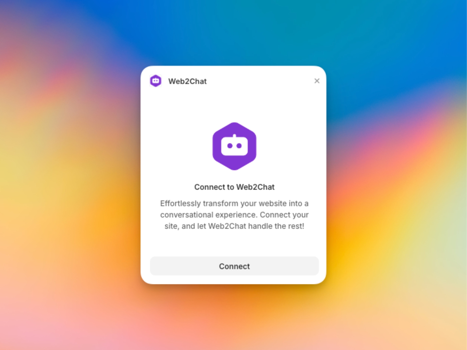 Thumbnail 1 for Web2Chat, a Framer Marketplace template by Web2Chat.