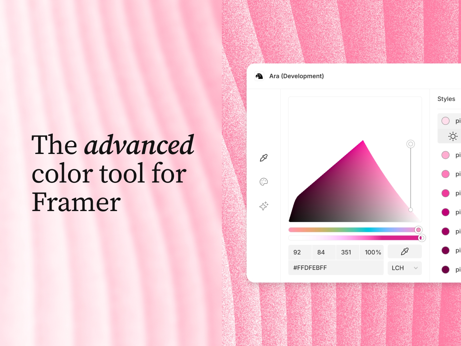 Thumbnail 2 for Ara, a Framer Marketplace template by Teyah.