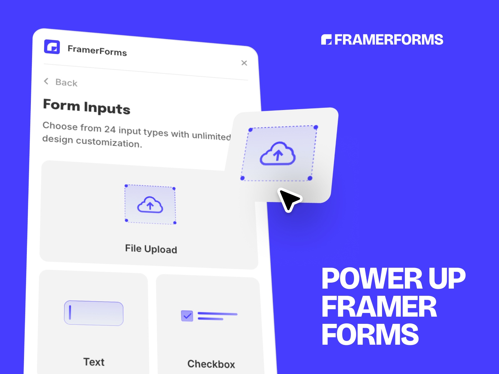 Thumbnail 1 for FramerForms, a Framer Marketplace plugin by Insert Frame.