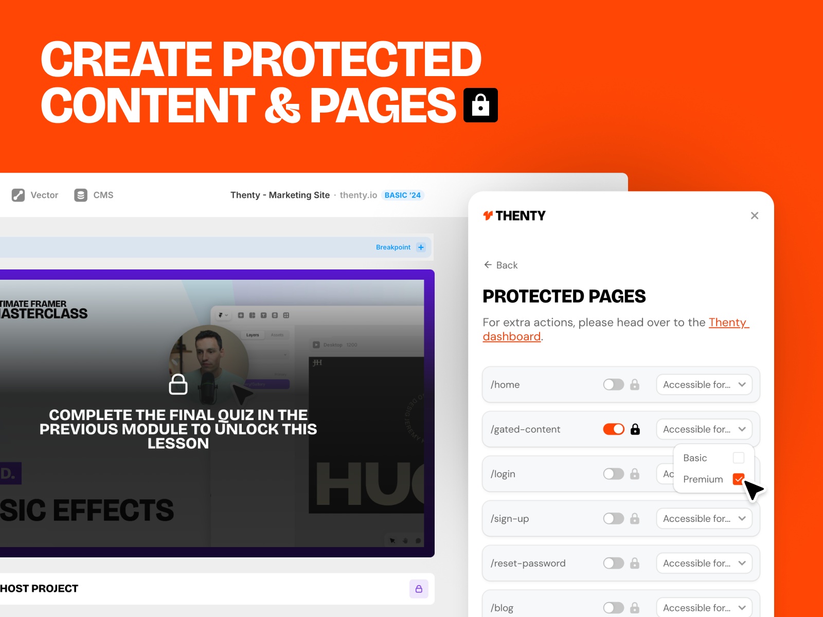 Screenshot 4 for Thenty, a Framer Marketplace plugin by Insert Frame.