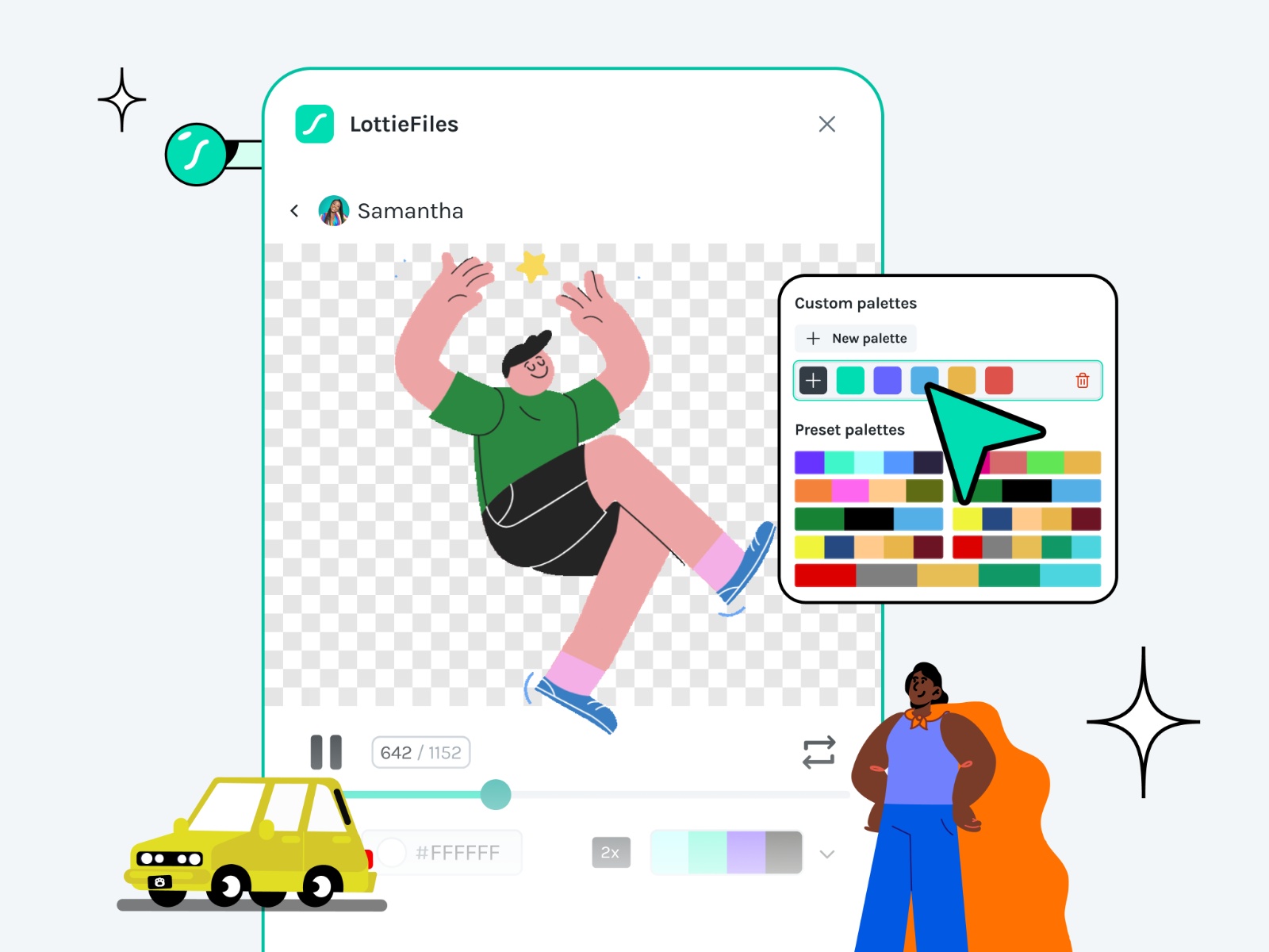 Screenshot 3 for LottieFiles, a Framer Marketplace plugin by LottieFiles.