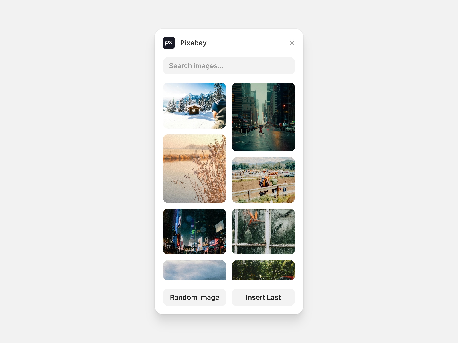 Thumbnail 1 for Pixabay, a Framer Marketplace template by Kye.