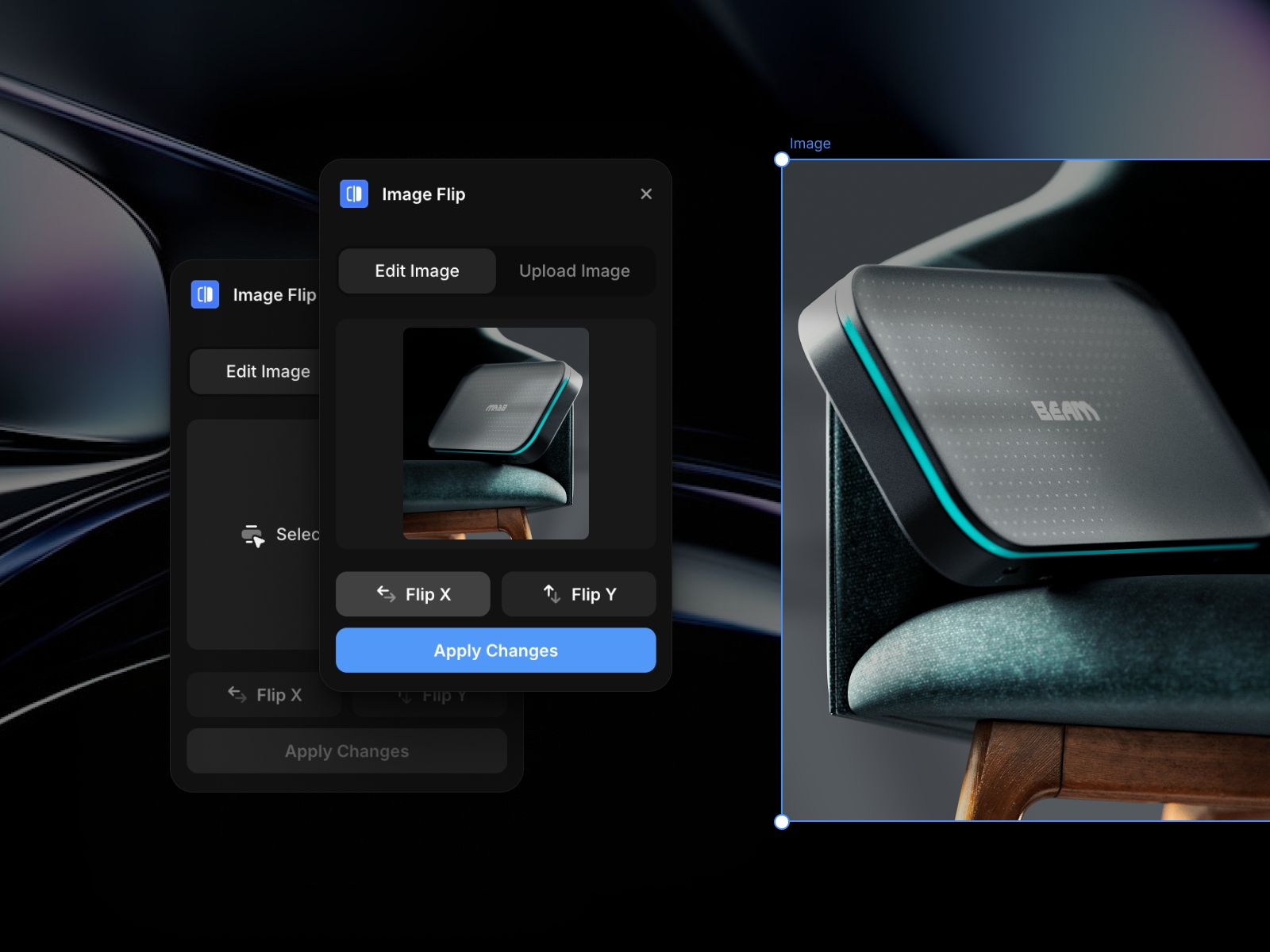 Thumbnail 1 for Image Flip, a Framer Marketplace template by Fabian Albert.