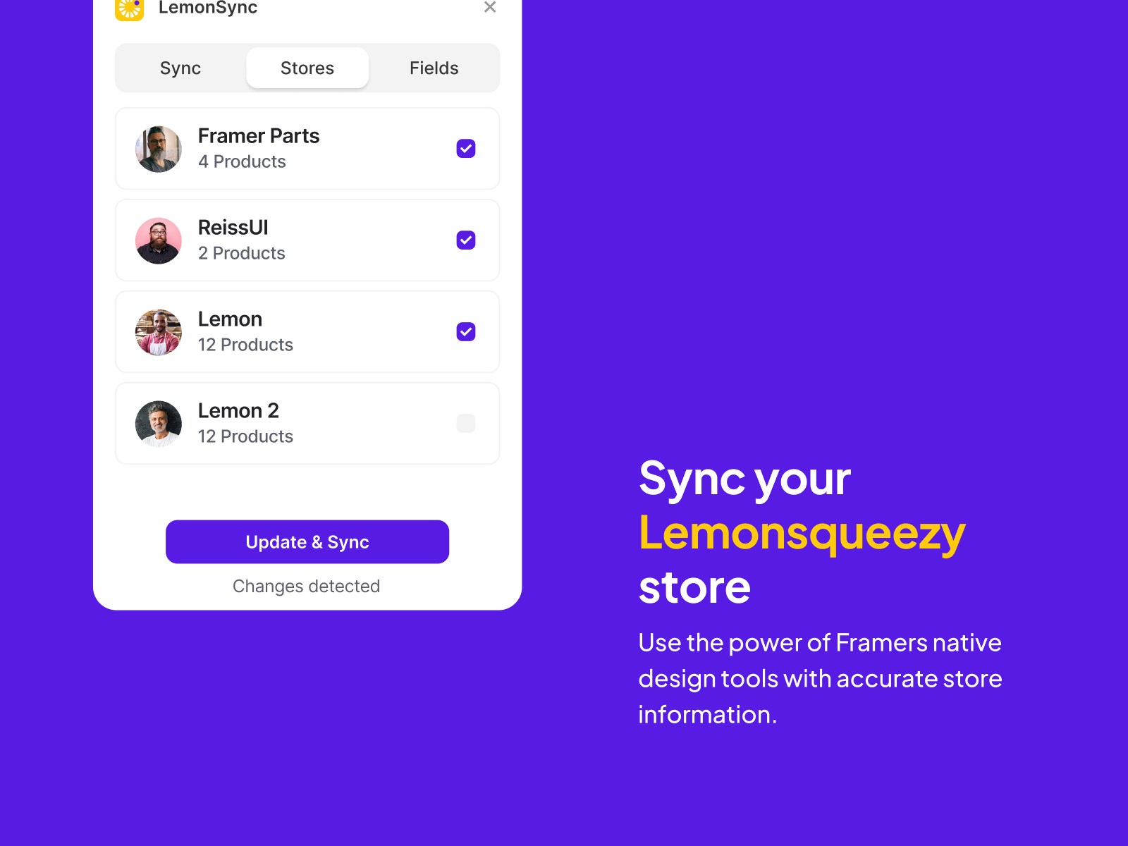 Thumbnail 2 for LemonSync, a Framer Marketplace template by Reiss.
