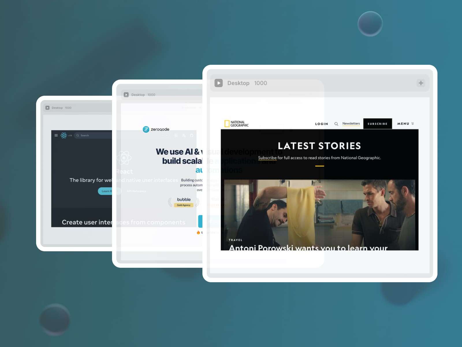 Thumbnail 2 for Iframe Embed, a Framer Marketplace template by Zeroqode.