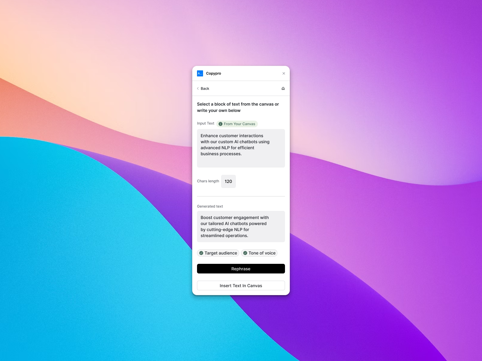 Screenshot 3 for Copypro, a Framer Marketplace plugin by QwertyBit.
