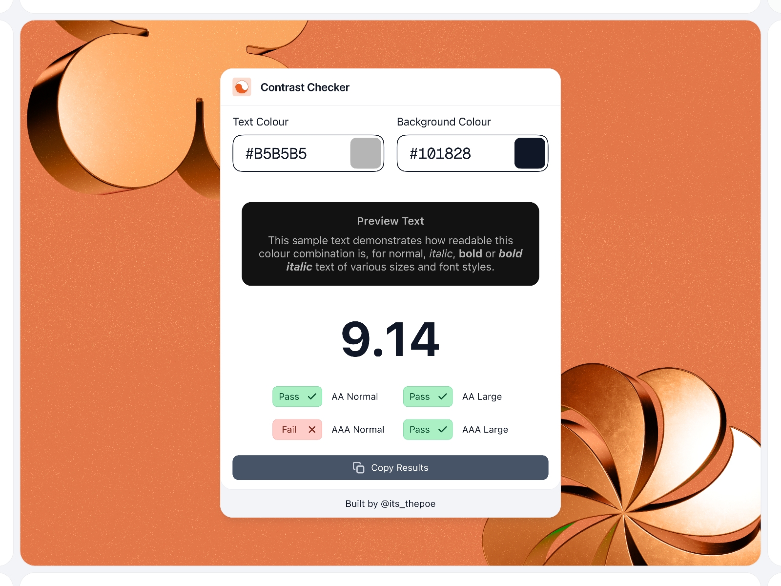 Thumbnail 1 for Contrast Checker, a Framer Marketplace template by Oladipupo Ayoola.