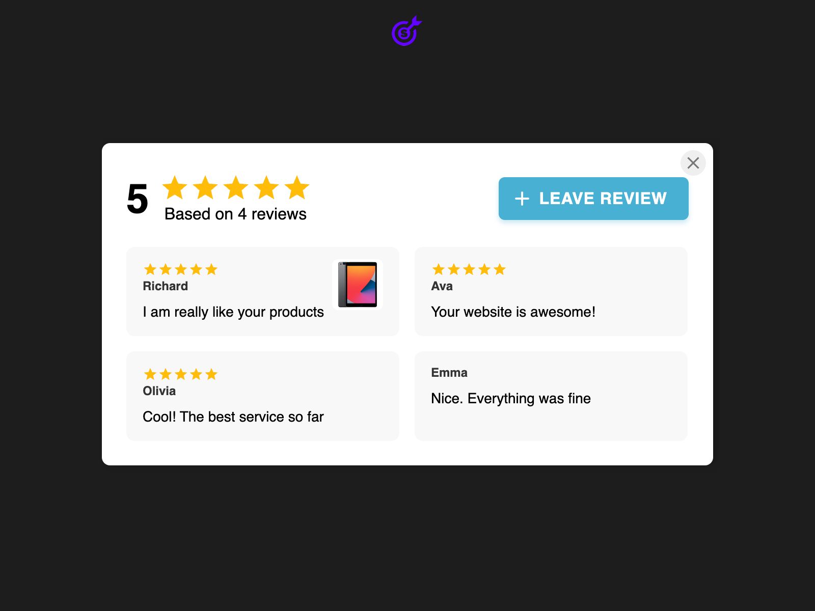 Thumbnail 1 for Smartarget Reviews, a Framer Marketplace template by Smartarget.