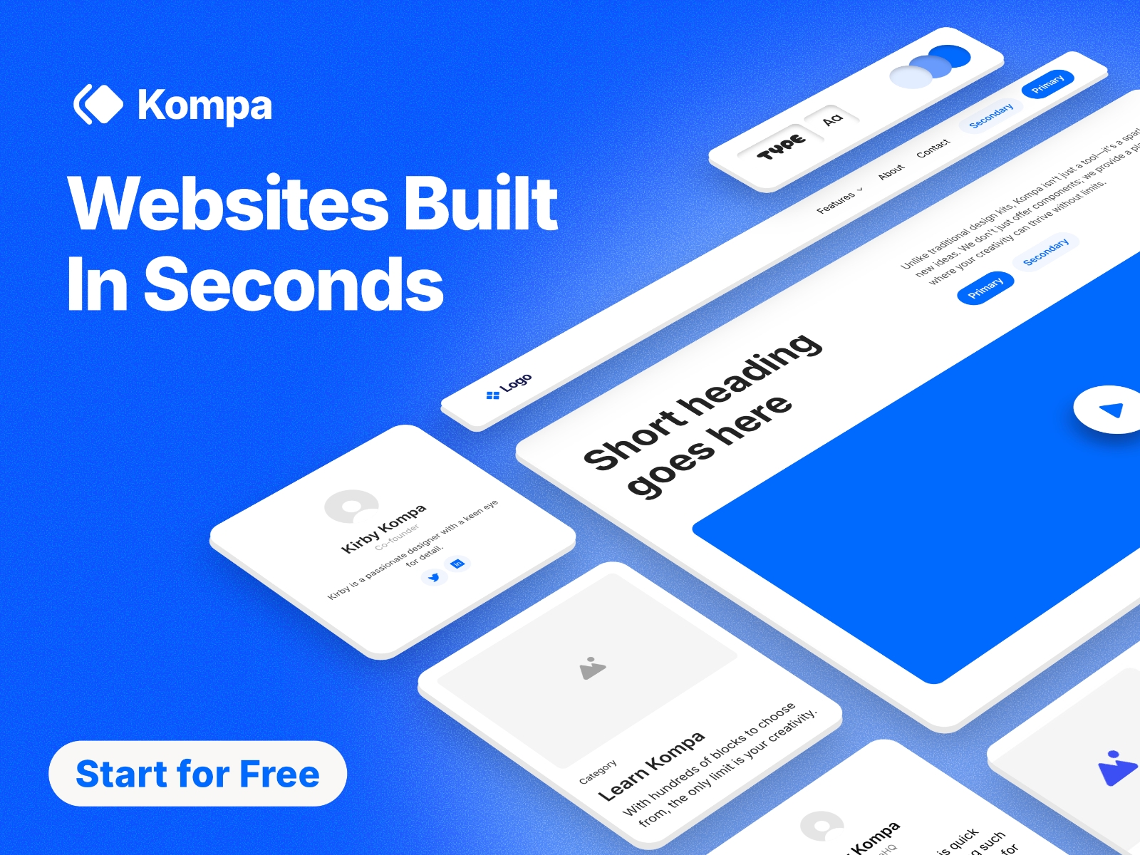 Thumbnail 1 for Kompa, a Framer Marketplace template by Kompa.