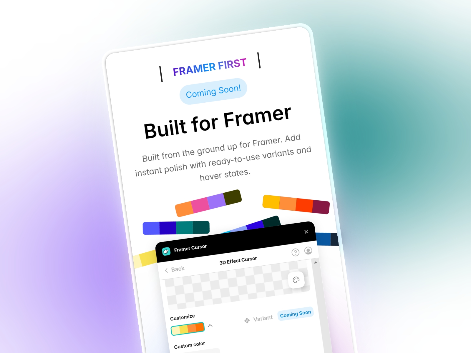 Screenshot 3 for FramerCursor, a Framer Marketplace plugin by Wiretap Ventures.