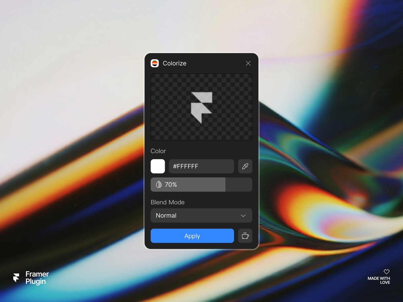 Thumbnail 2 for Colorize, a Framer Marketplace template by Bavoch.