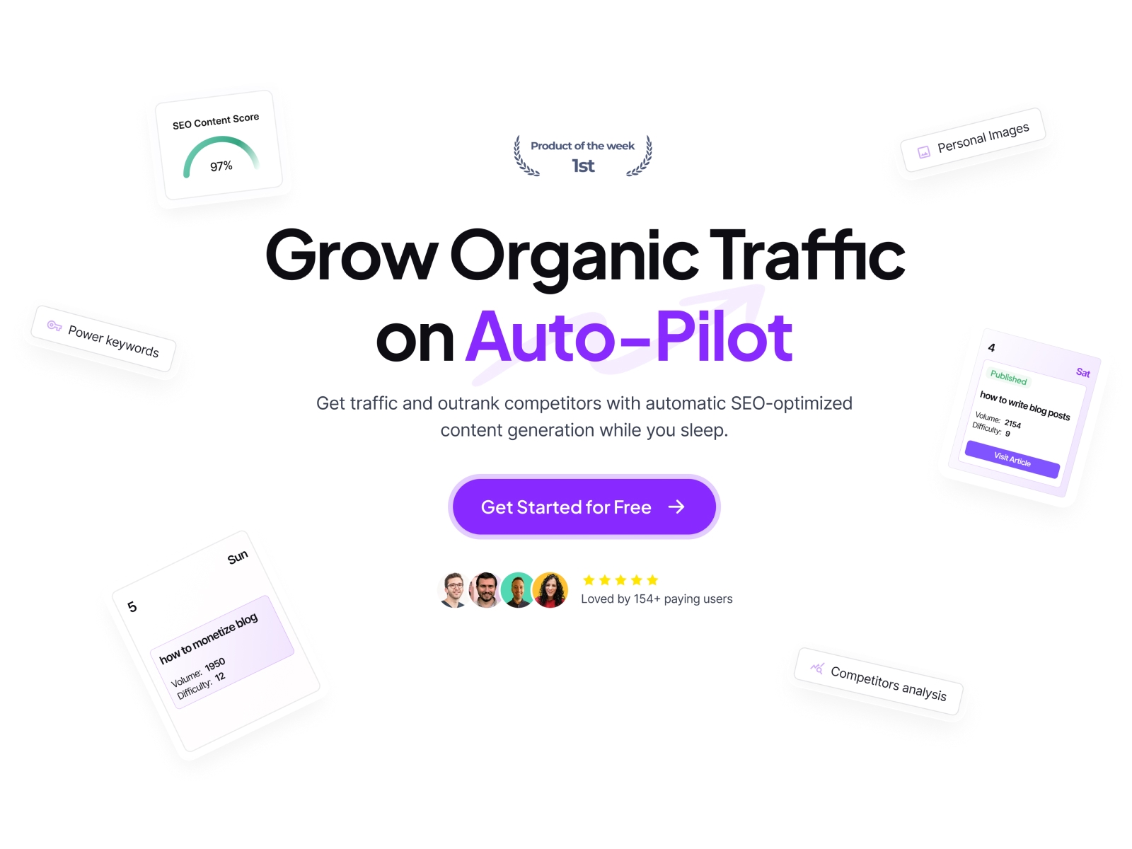 Thumbnail 1 for Outrank, a Framer Marketplace template by Outrank SaaS.