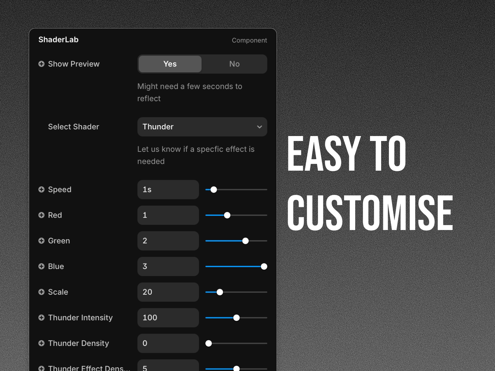 Thumbnail 2 for Shader Lab, a Framer Marketplace template by Ashish Majnekar.