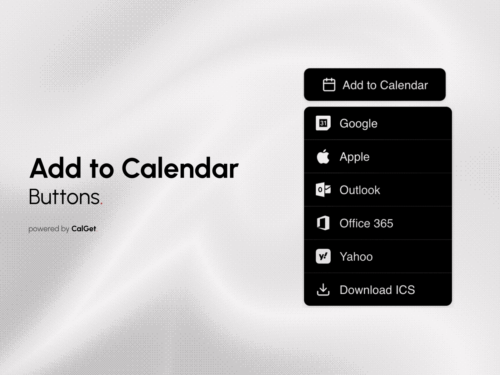 Thumbnail 1 for Add to Calendar Button - CalGet, a Framer Marketplace template by CalGet.