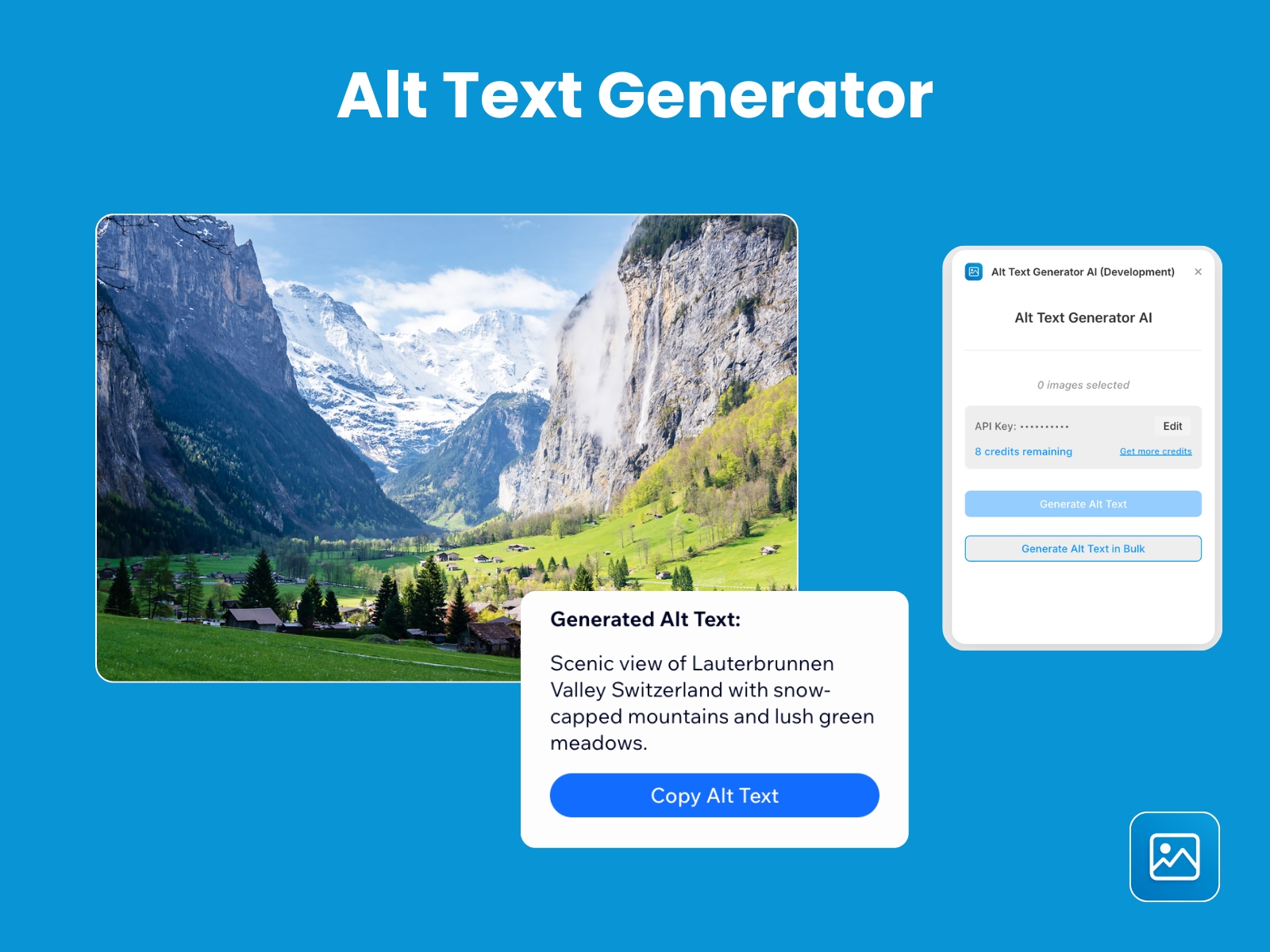 Thumbnail 2 for Alt Text Generator AI, a Framer Marketplace template by Bryam Loaiza.