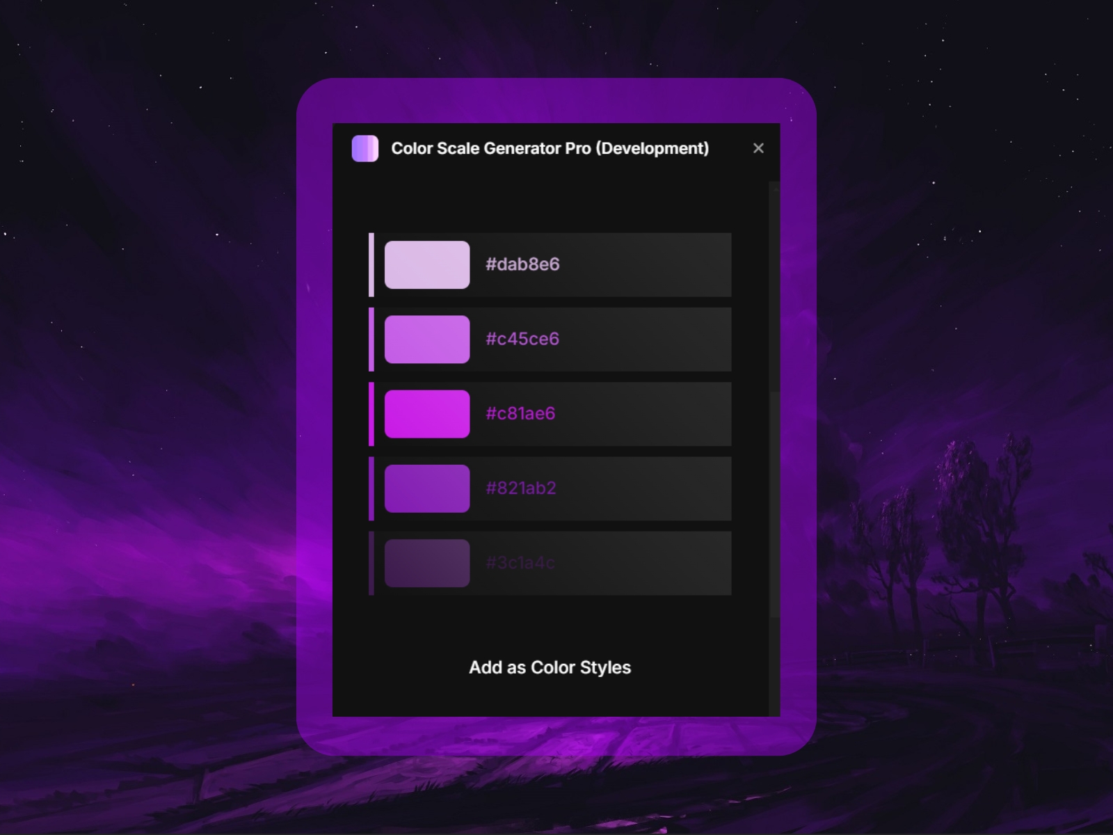 Thumbnail 2 for Color Scale Generator Pro, a Framer Marketplace template by Sadik Sajid.