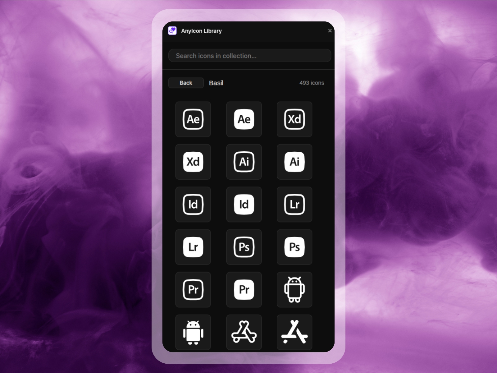 Screenshot 3 for AnyIcon Library, a Framer Marketplace plugin by Sadik Sajid.
