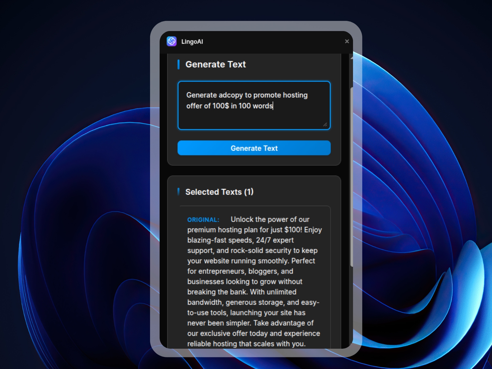 Thumbnail 2 for LingoAI, a Framer Marketplace template by Sadik Sajid.