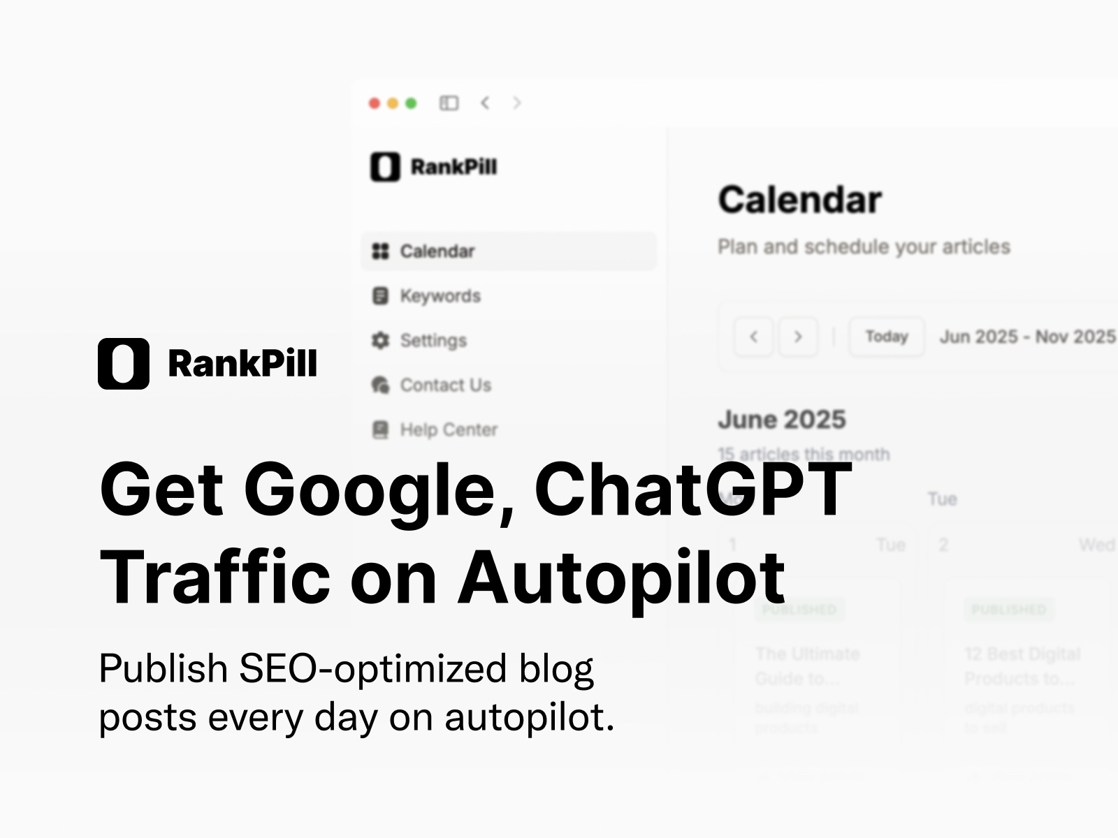 Thumbnail 1 for Rankpill, a Framer Marketplace template by Modest Mitkus.