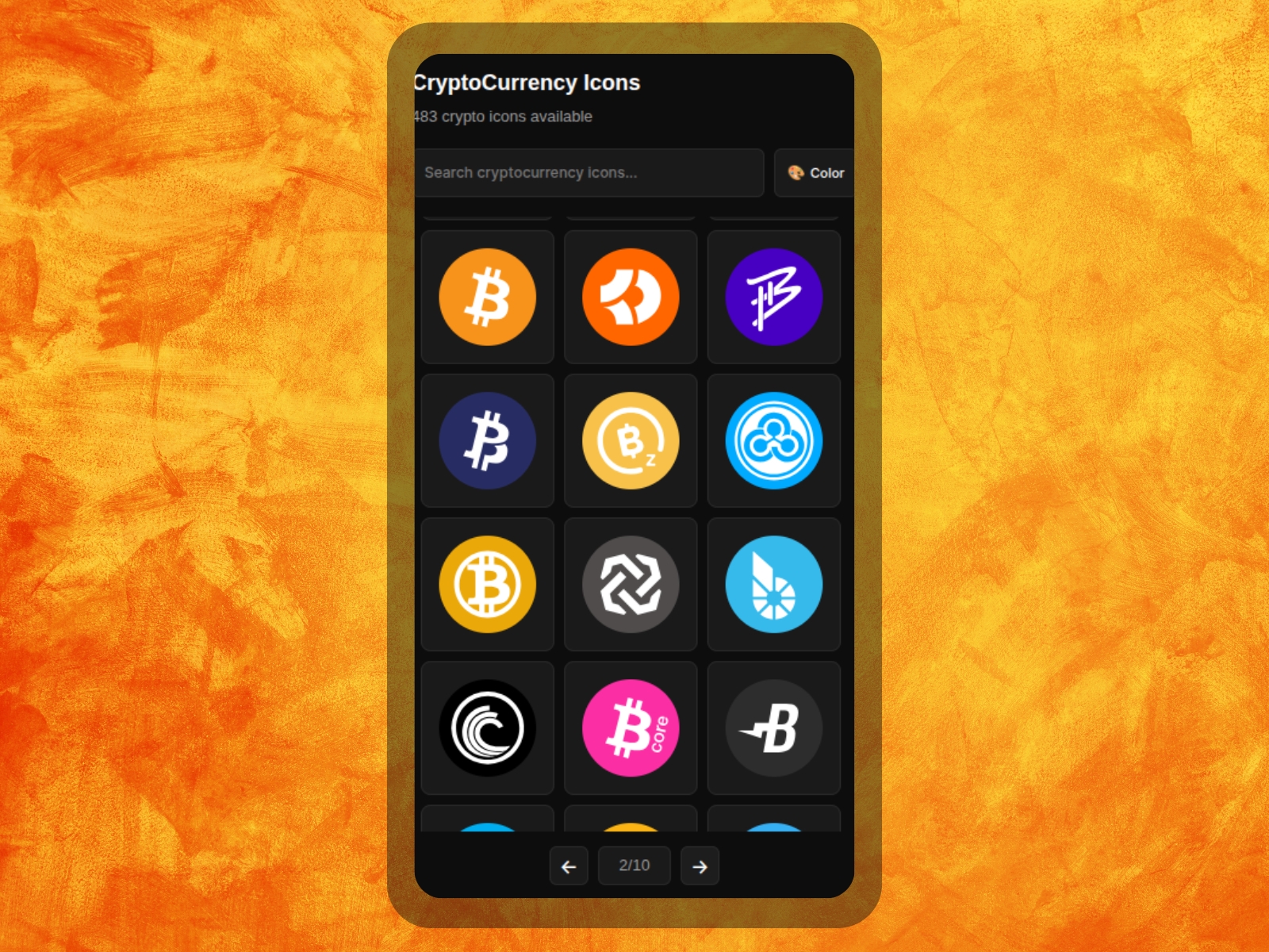 Thumbnail 1 for CryptoCurrency Icons, a Framer Marketplace template by Sadik Sajid.