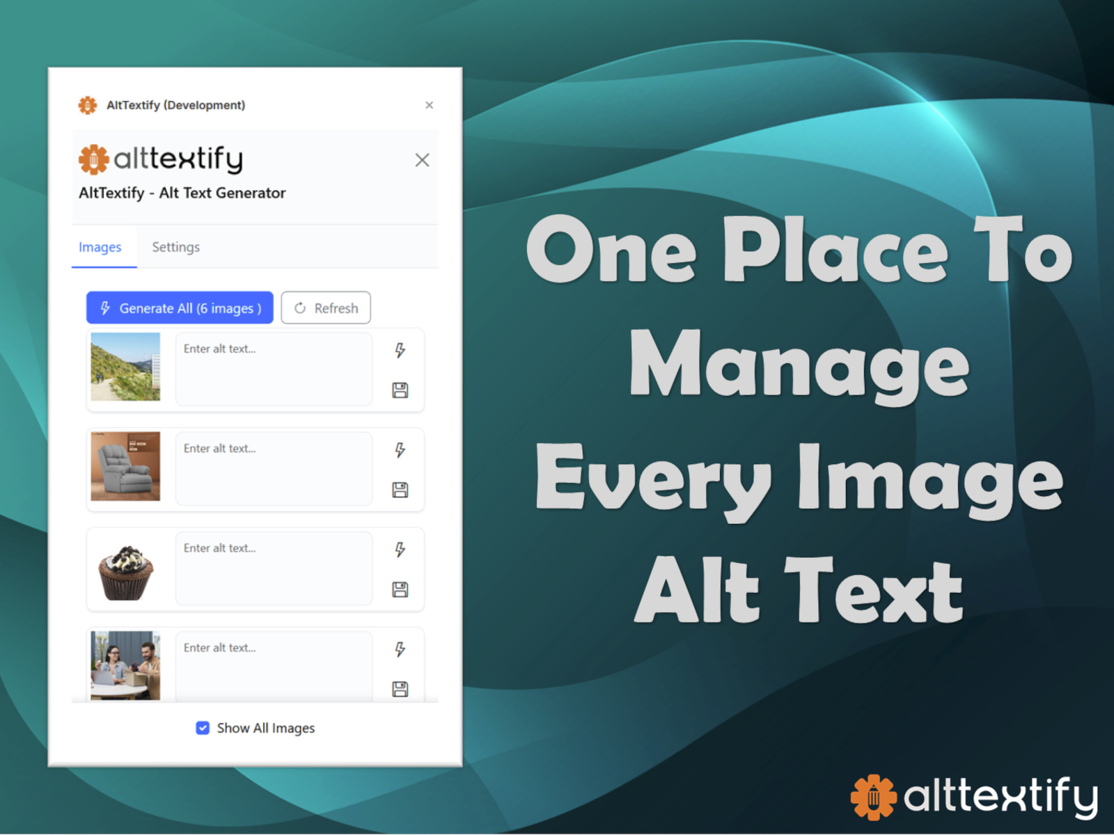 Screenshot 3 for AltTextify - Alt Text Generator, a Framer Marketplace plugin by AltTextify Net.