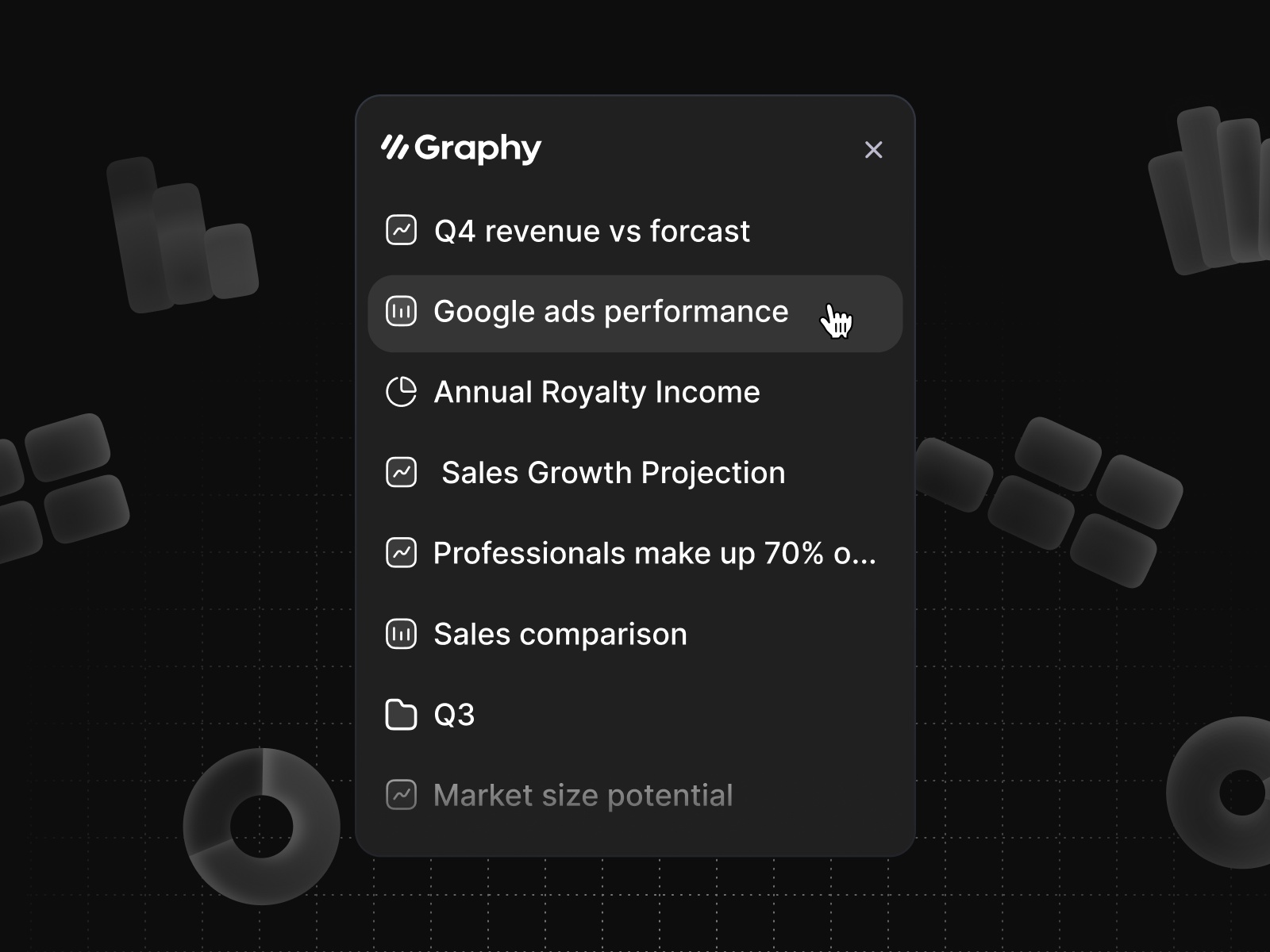 Thumbnail 2 for Graphy, a Framer Marketplace template by Graphy.
