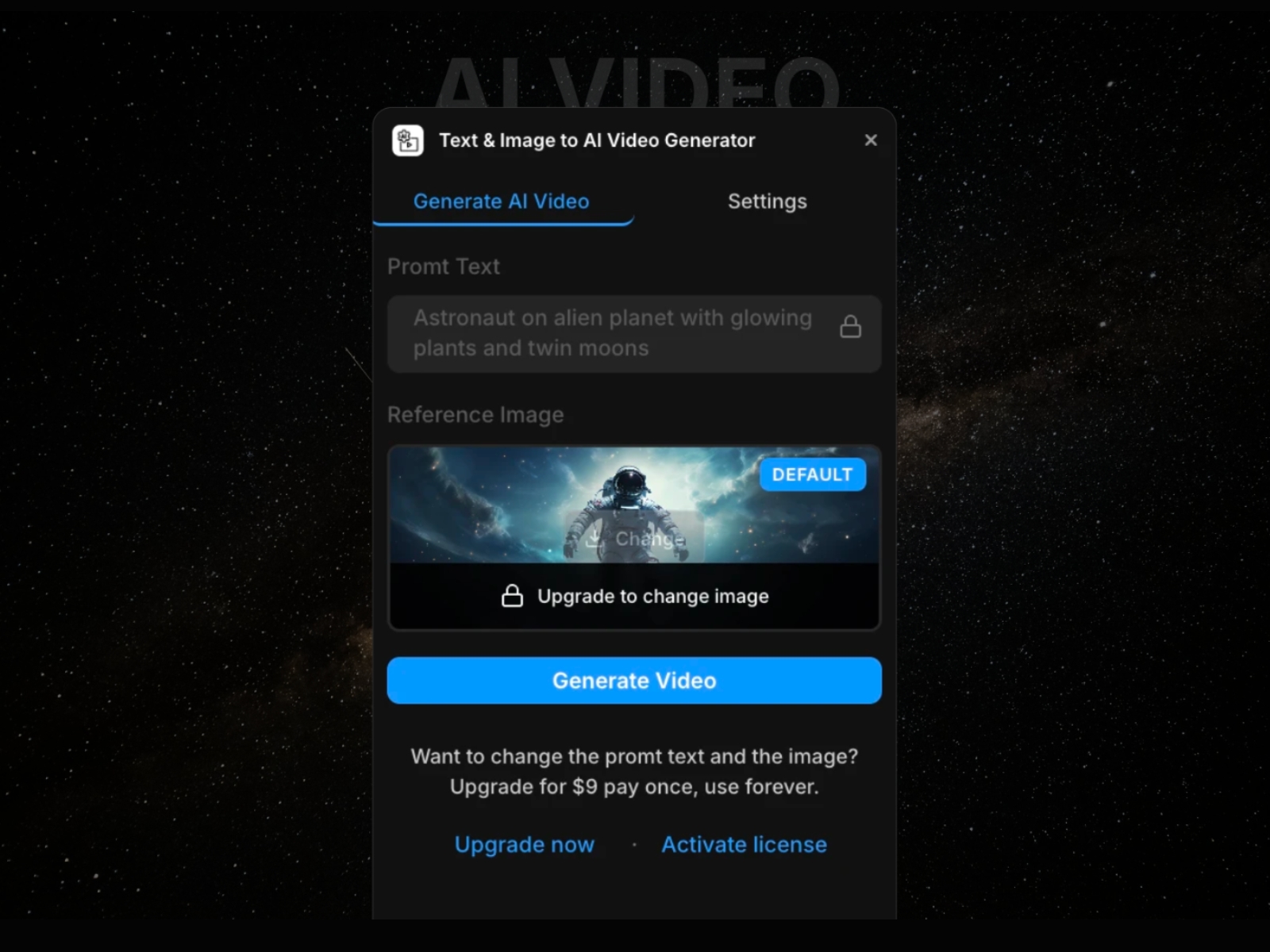 Thumbnail 2 for Text & Image to AI Video Generator, a Framer Marketplace template by Blupry.